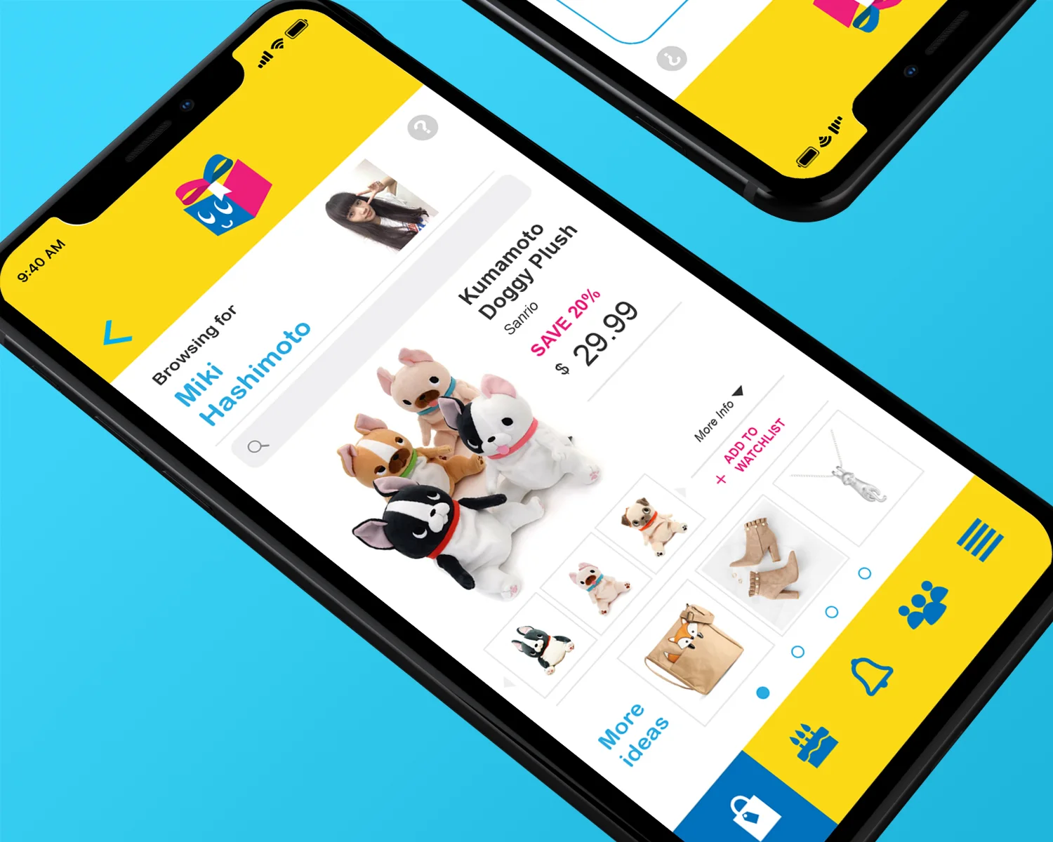  The app also includes helpful suggestions and lets users sort out everything including shipping and gift wrapping. 