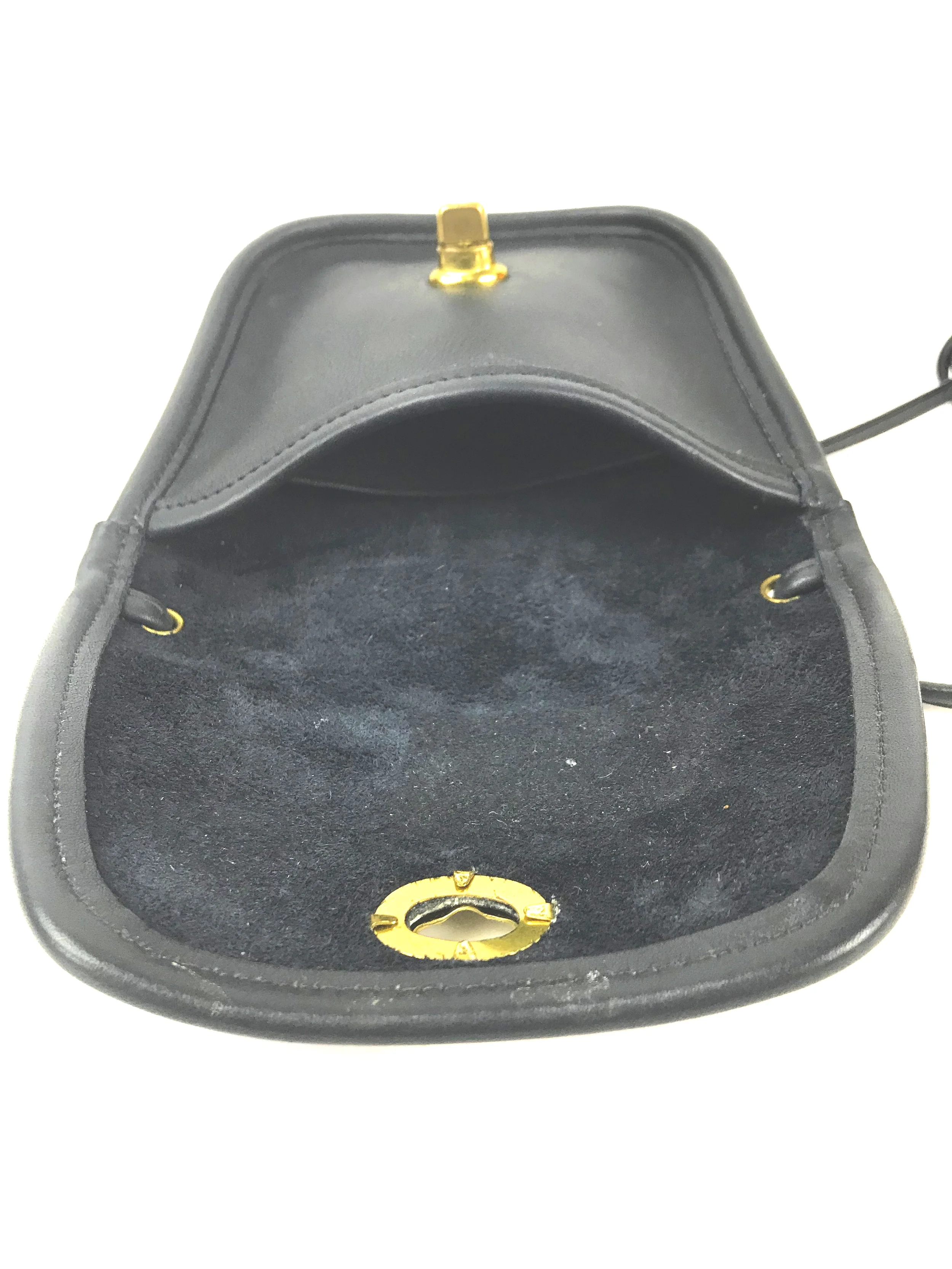Vintage Coach Navy Everett Mini Crossbody Bag — portmanteau new york