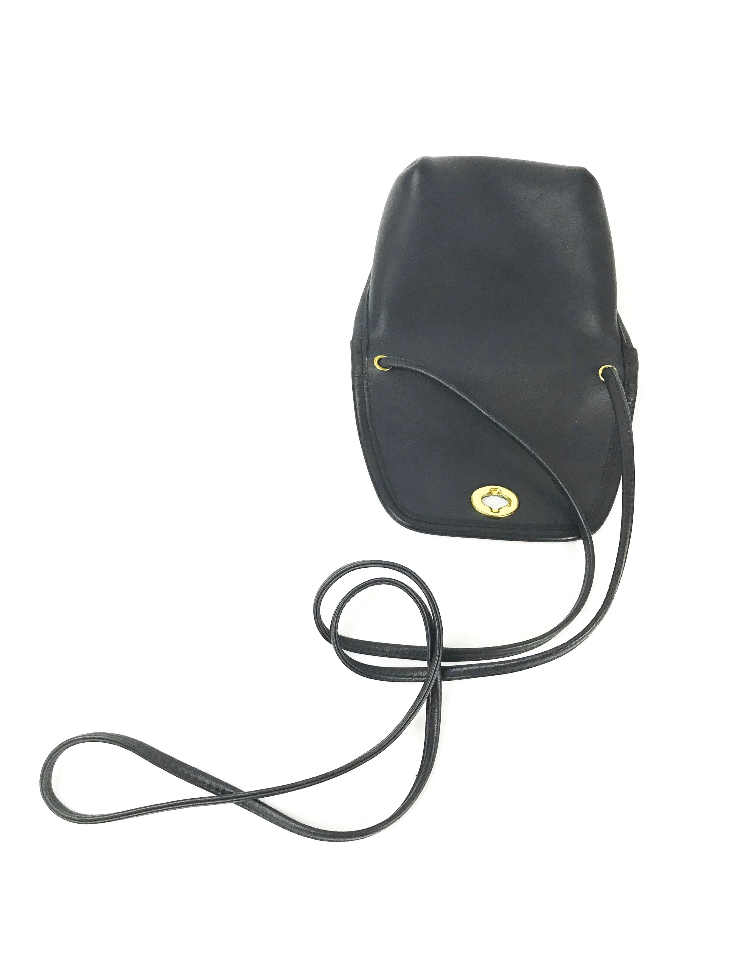 Vintage Coach Navy Everett Mini Crossbody Bag — portmanteau new york