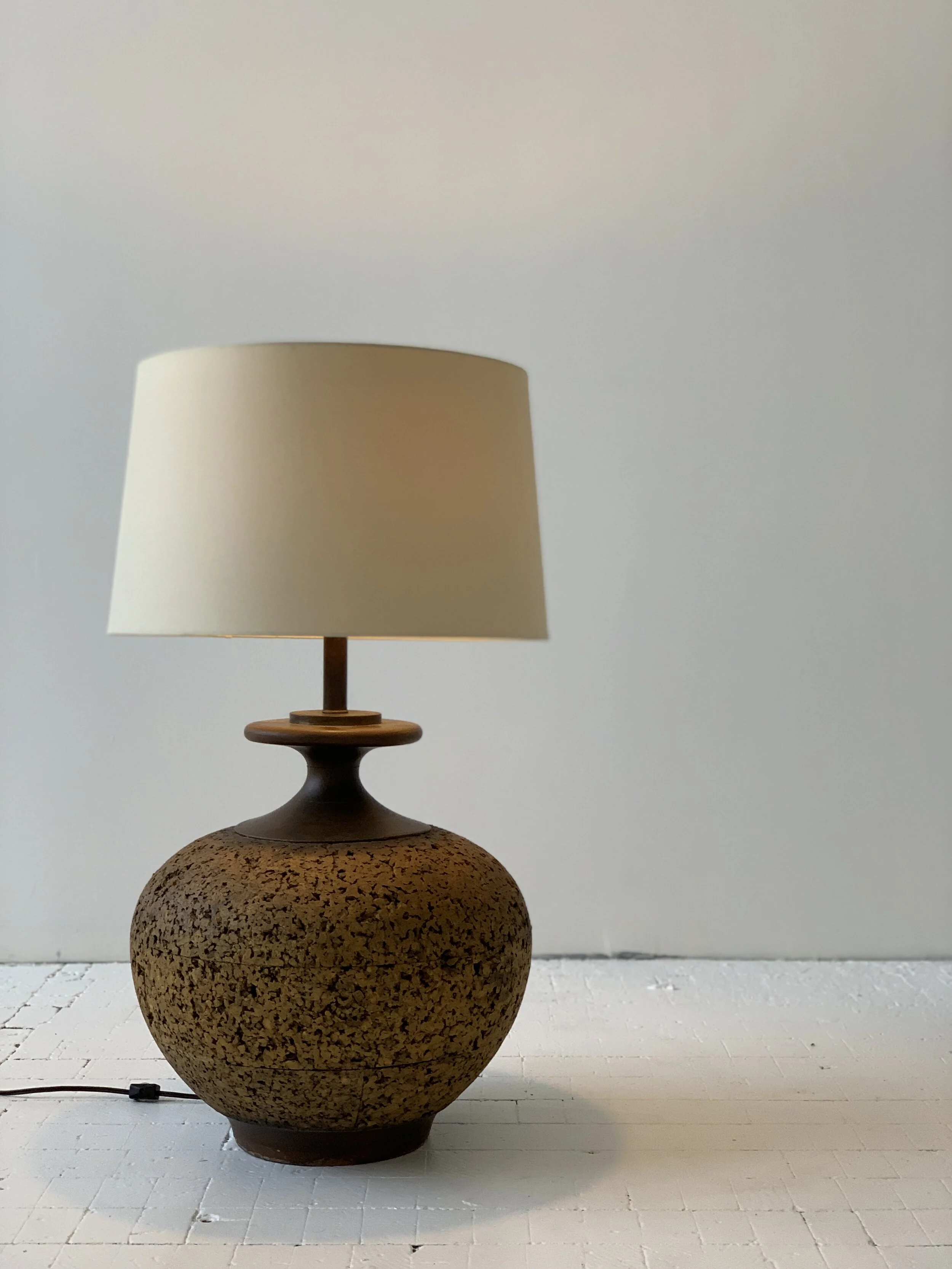 Vintage Lynard of California, Inc. and Septor Cork + Walnut Lamp