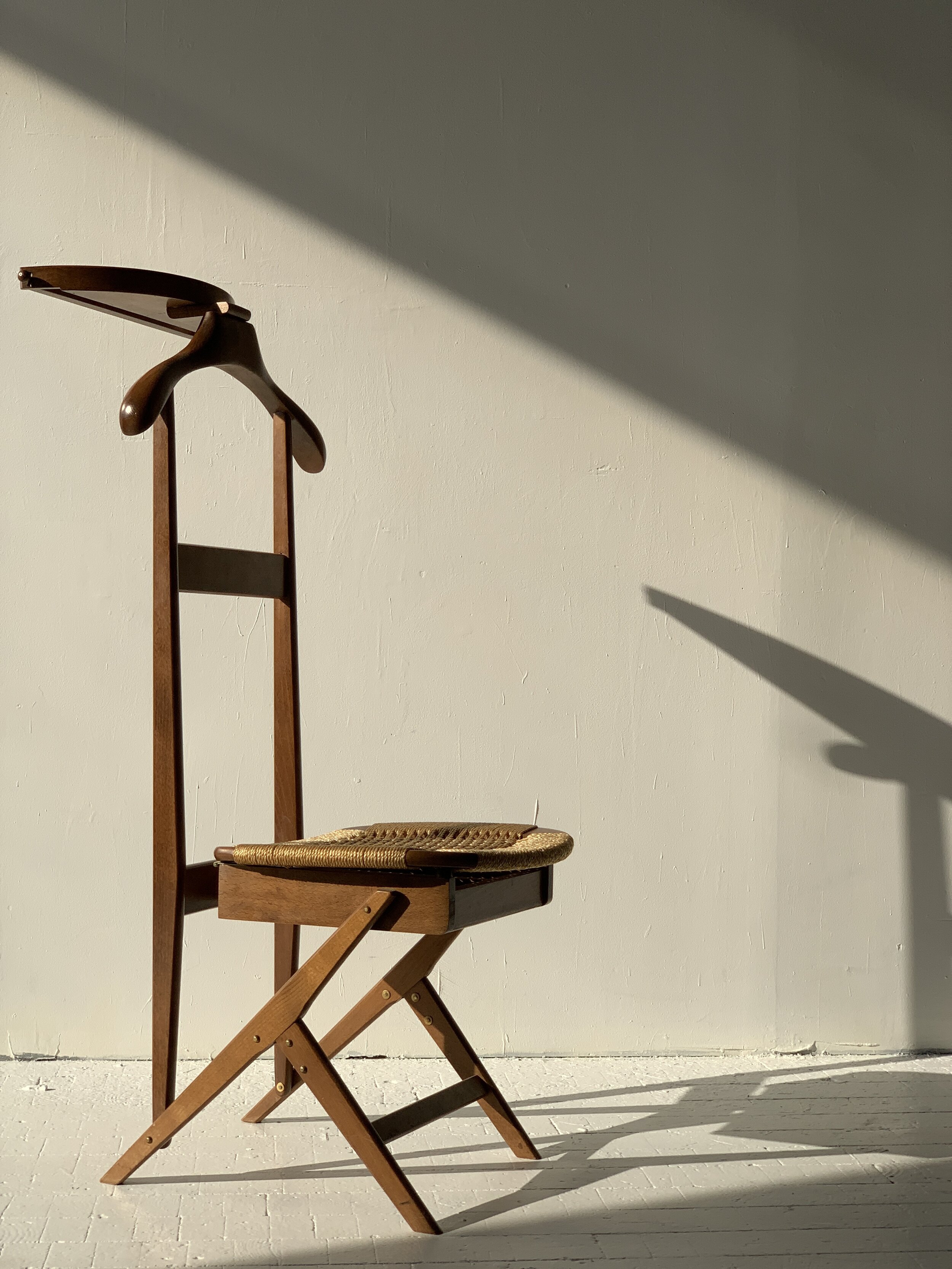 Vintage Mid-Century Valet Chair, Circa 1950s