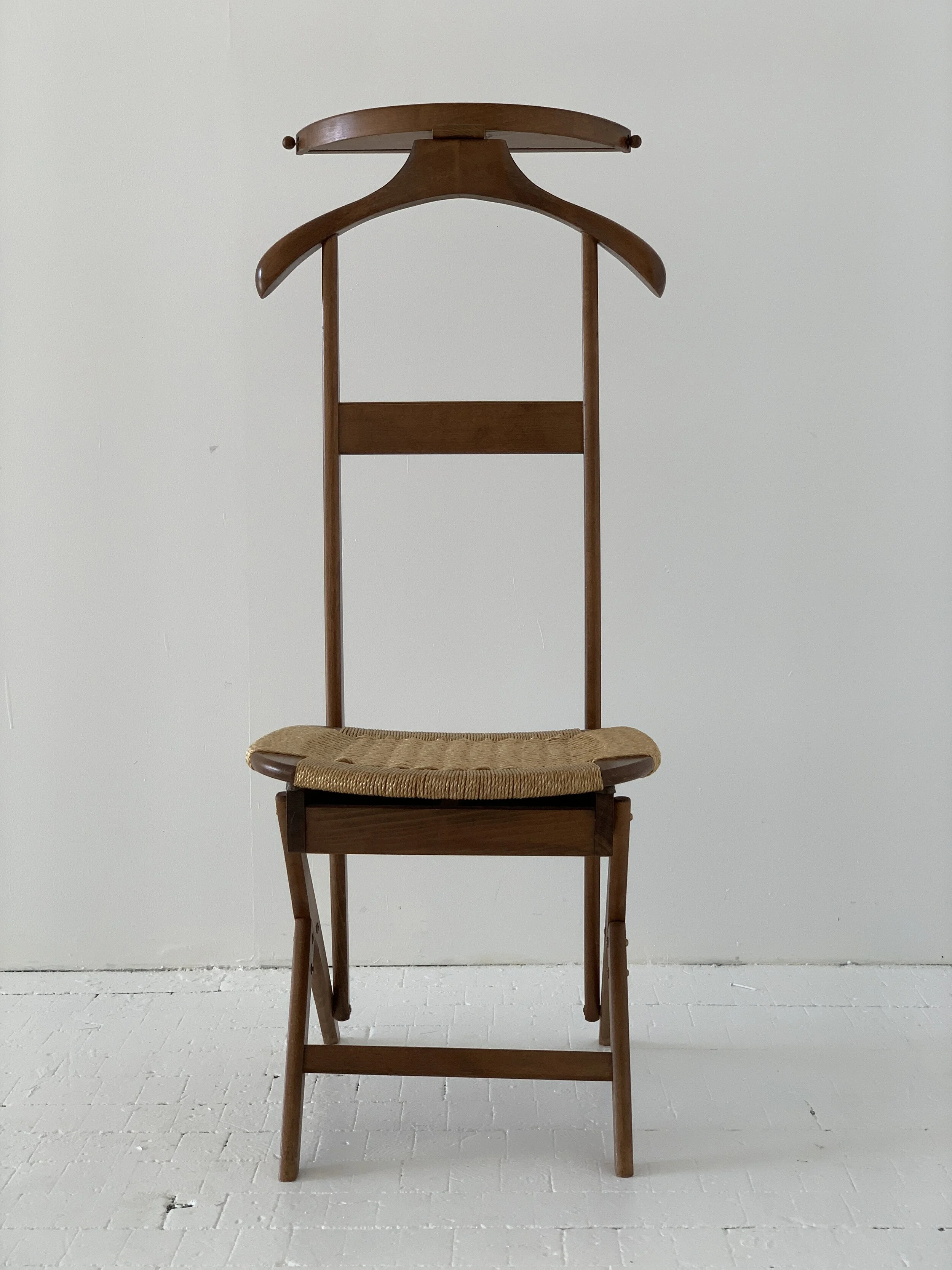 Furniture Butlers Chair Vintage Valet Stand Dressing Chair Antique