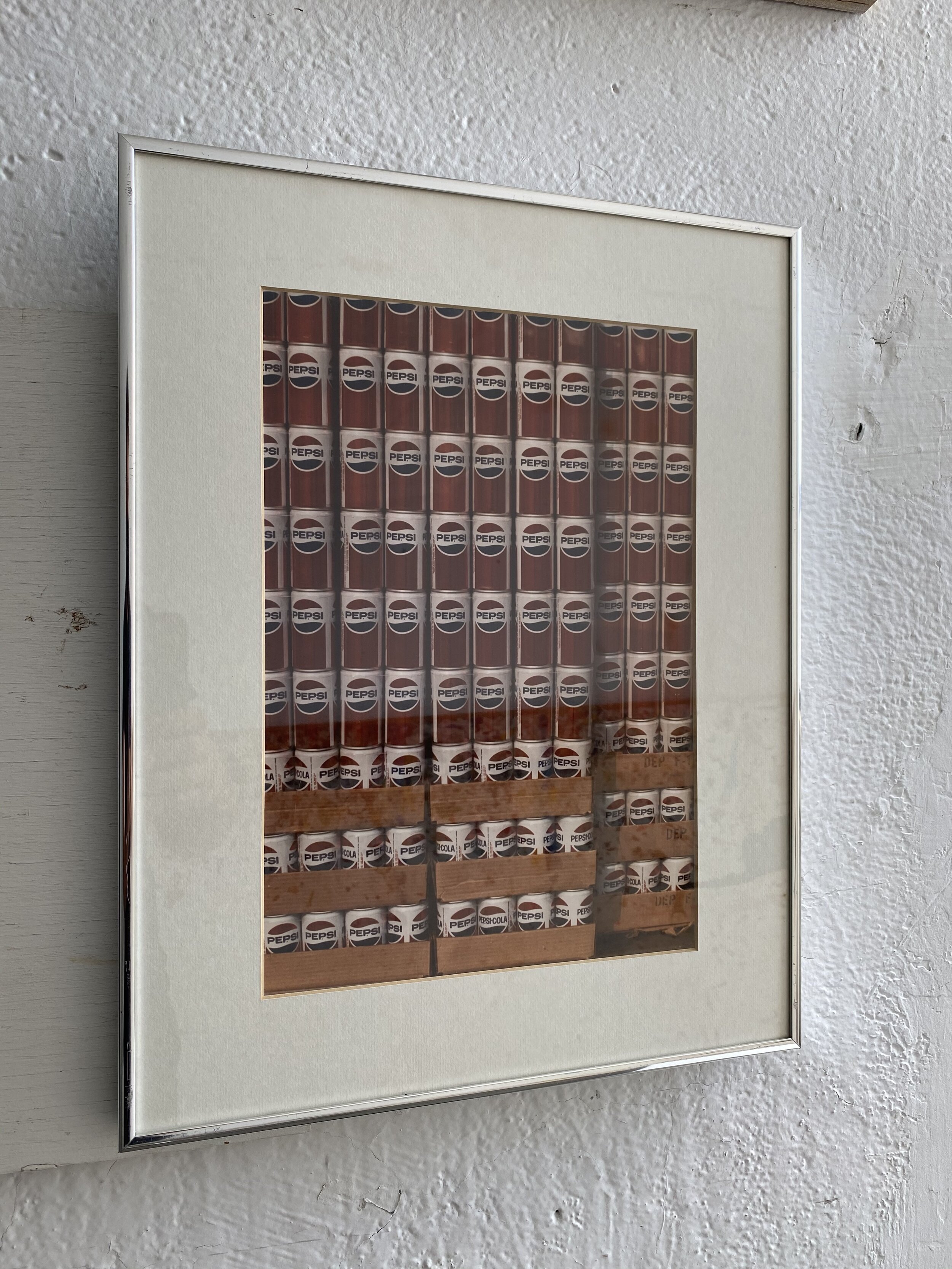 Vintage Pepsi Cans Photograph, Circa 1970s/80s 