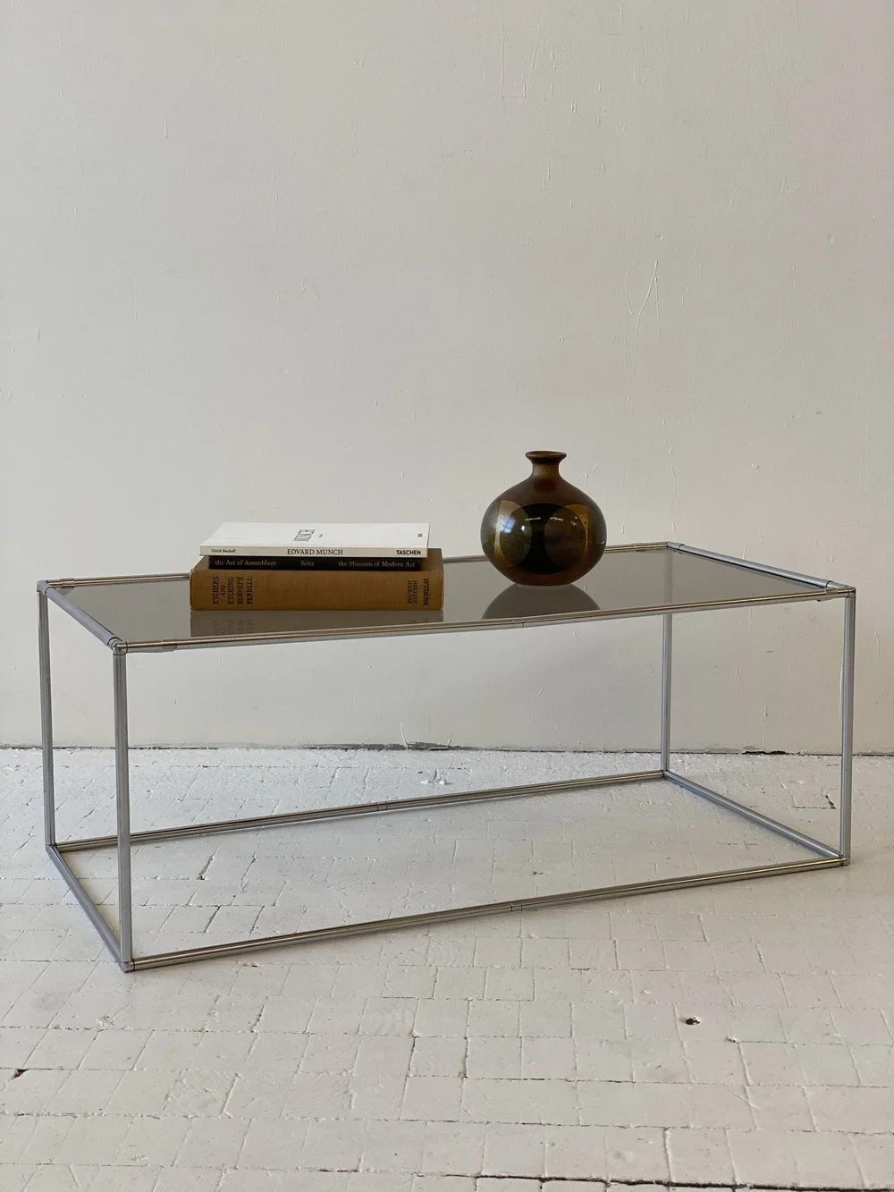 Vintage Birch Modular Side Table Produced by Pin Age + Attributed