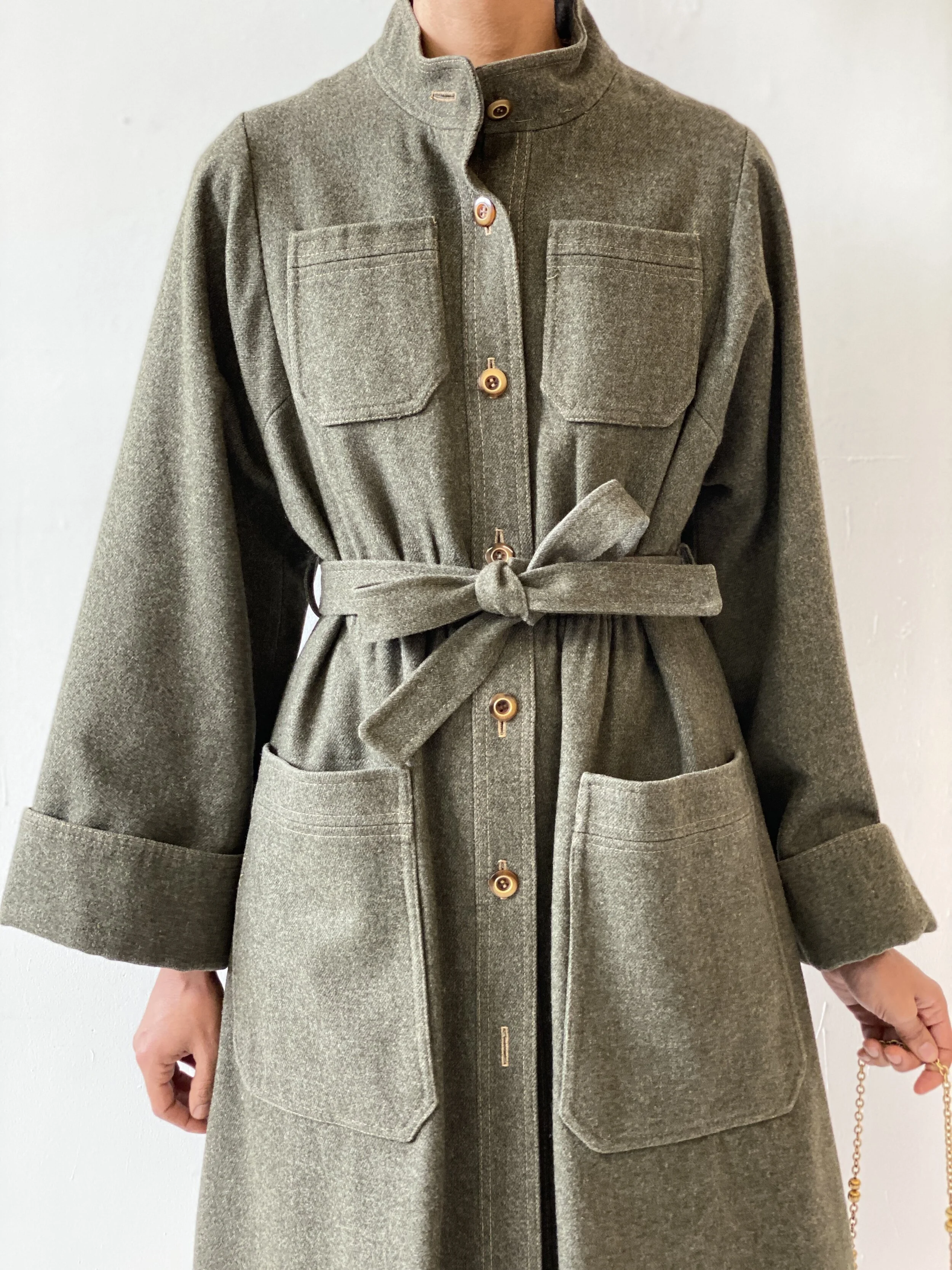 Vintage Wool Coat by Luba, Circa 1970s/80s — portmanteau new york