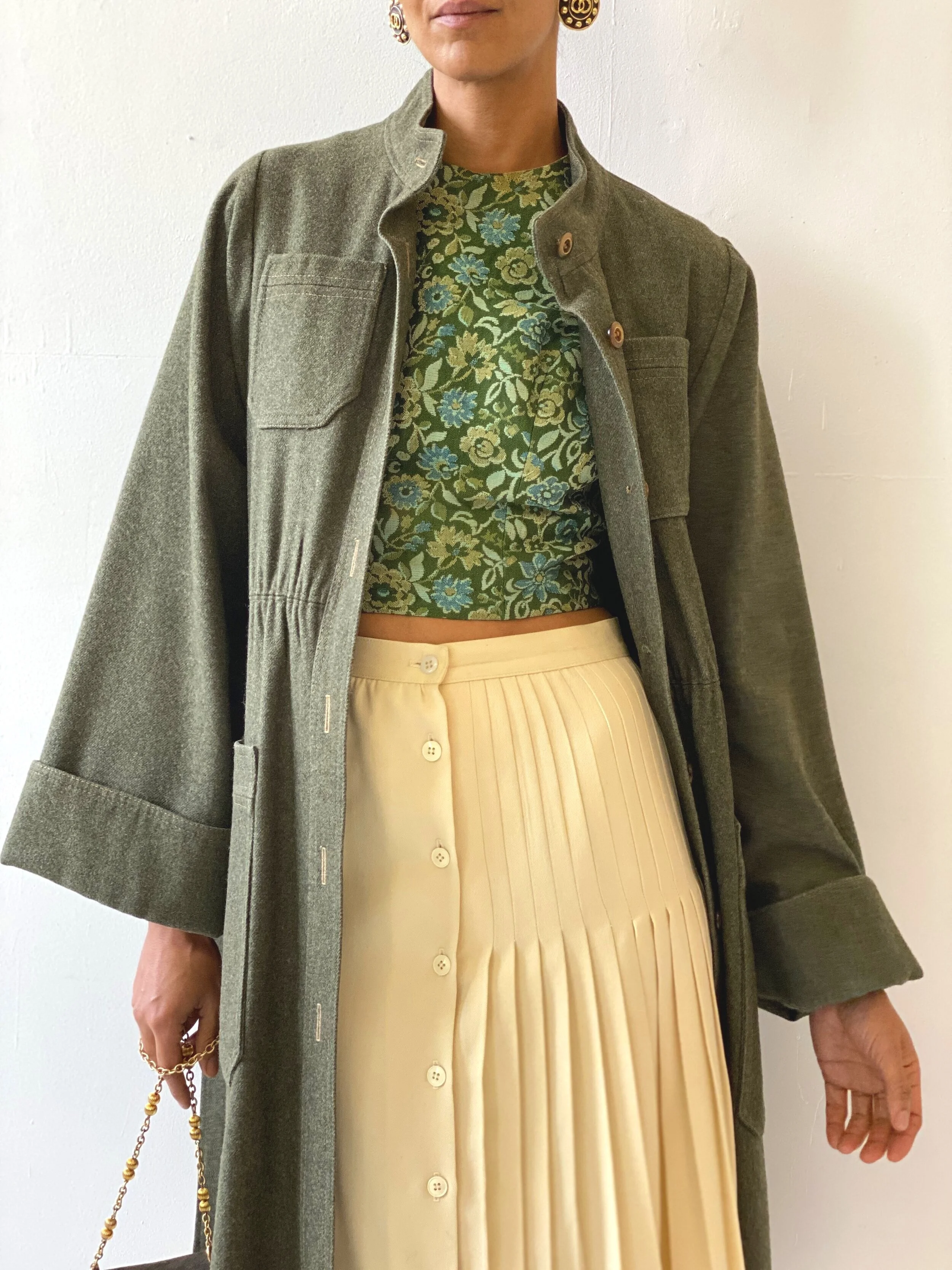 Vintage Wool Coat by Luba, Circa 1970s/80s — portmanteau new york