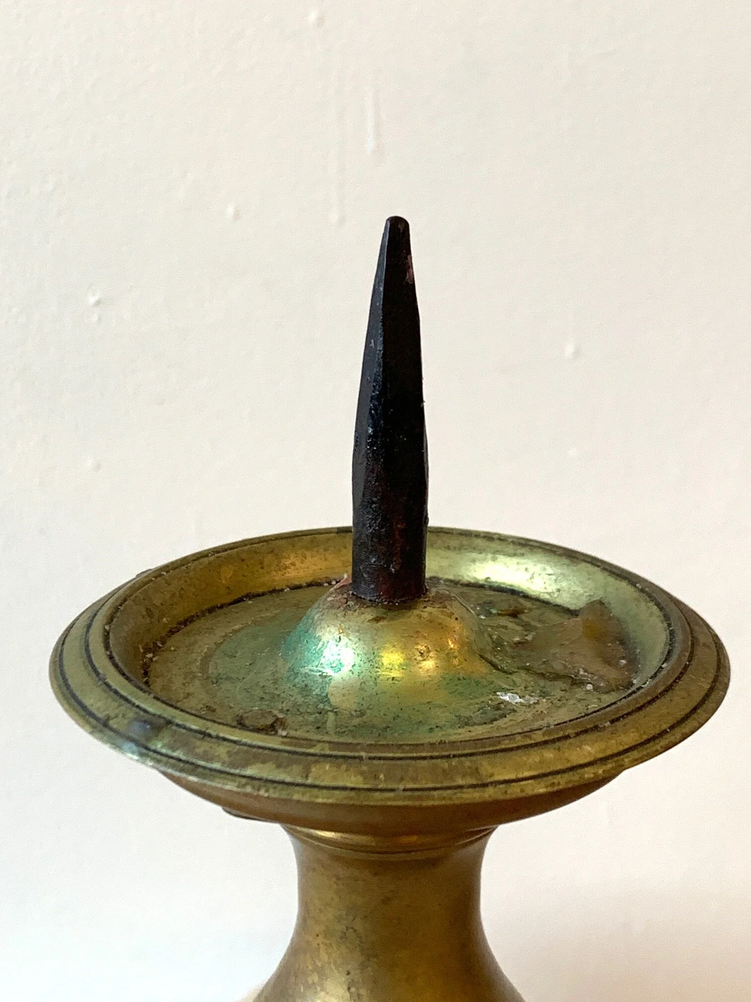 Vintage Brass Virginia Metalcrafters Candlestick, circa 1950s 
