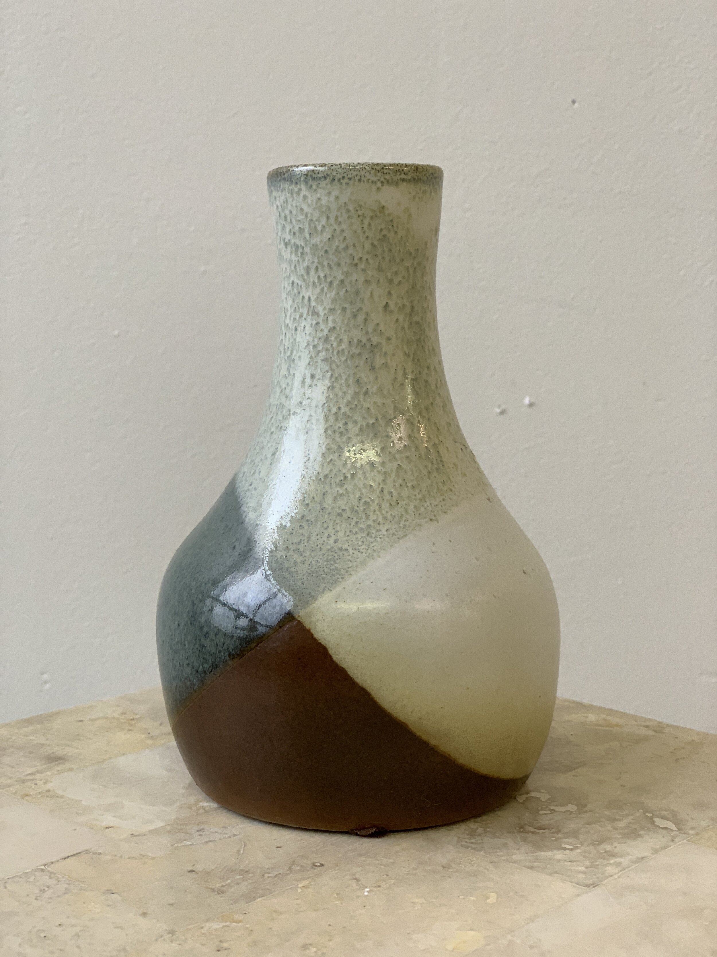 Vintage Pottery Craft USA Bud Vase, circa 1970s