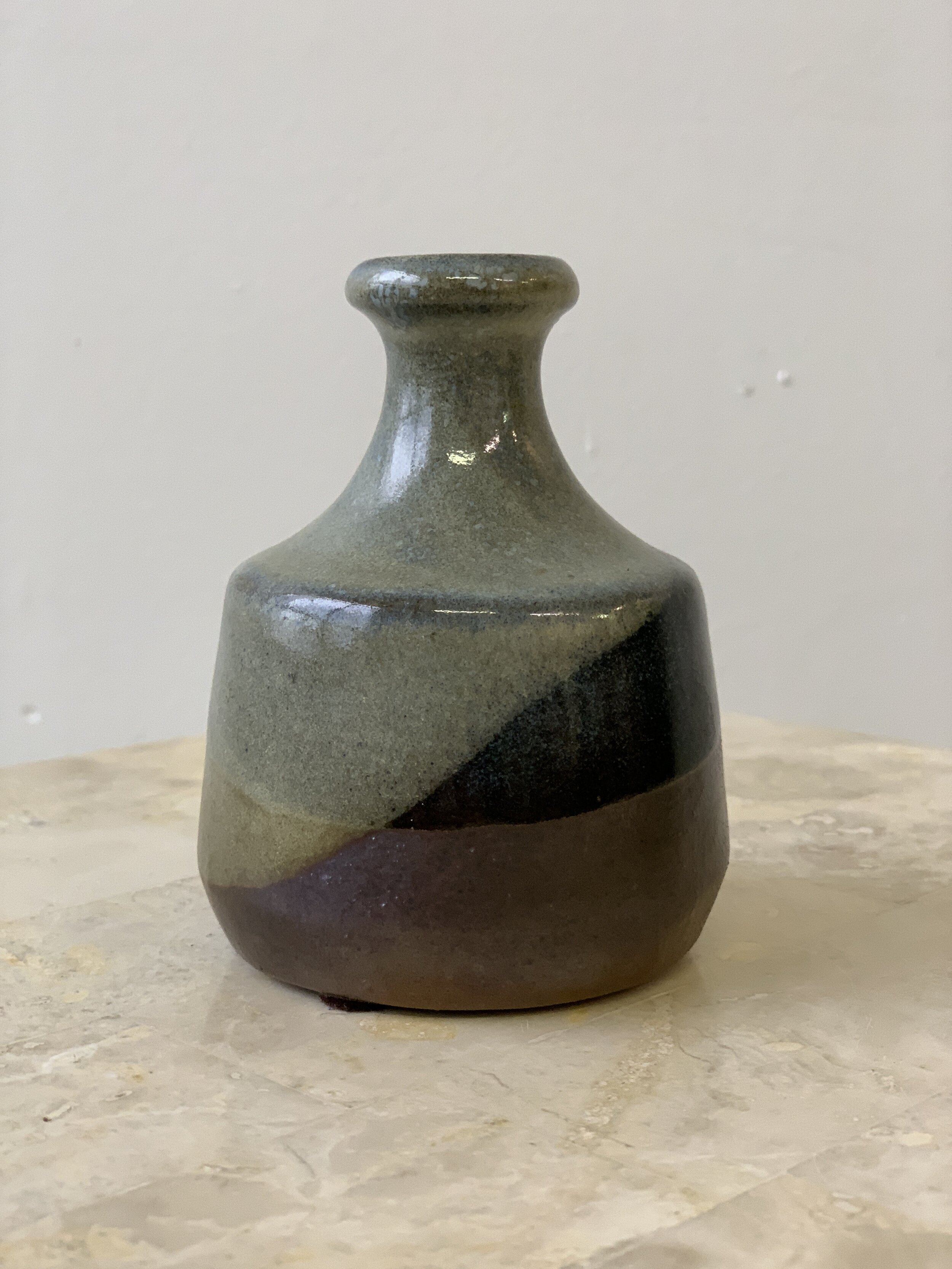 Vintage Pottery Craft USA Small Bud Vase, circa 1970s