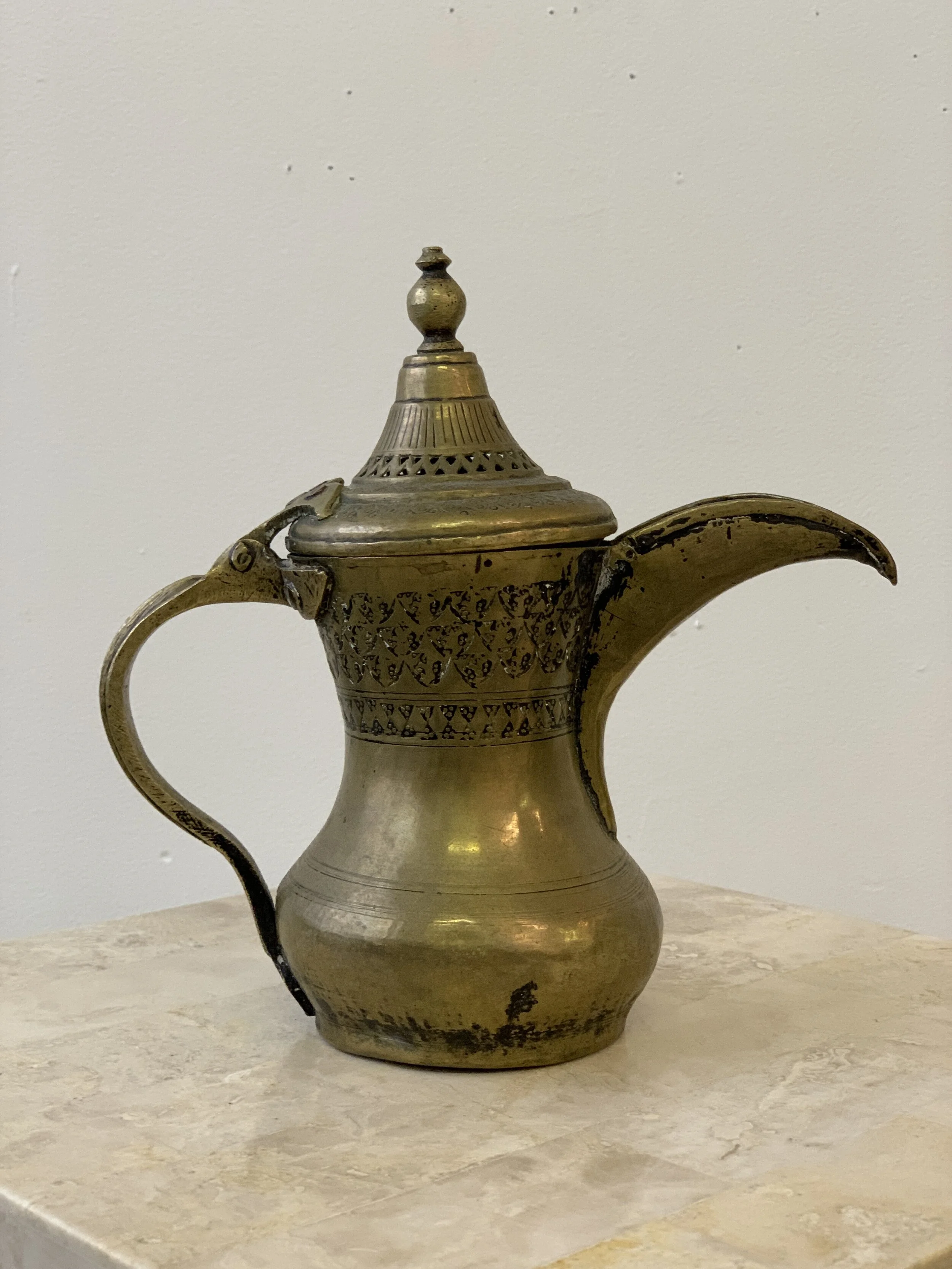 Vintage Small Middle Eastern Dallah Coffee Pot