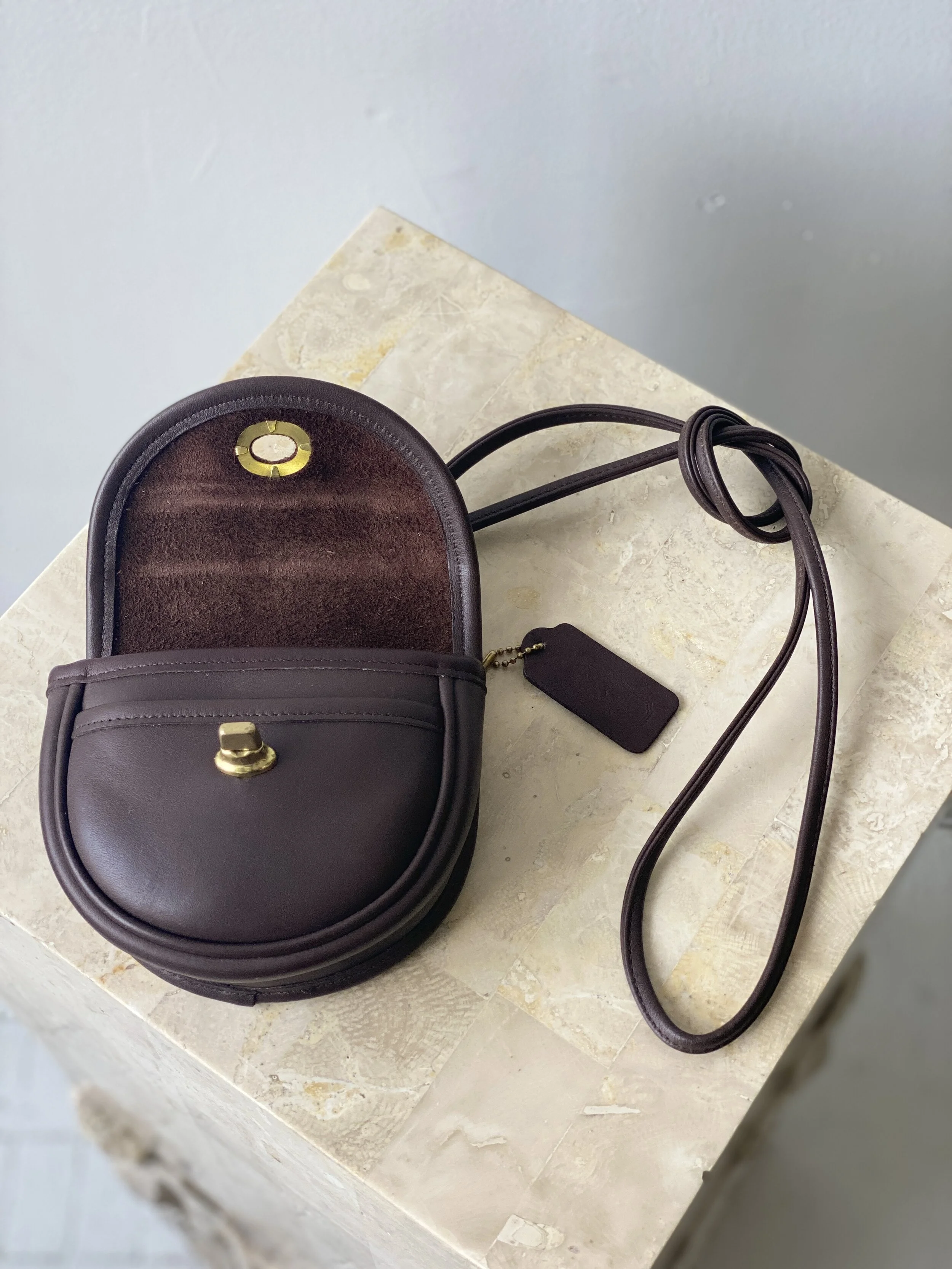Vintage Coach Convertible Mini Crossbody Belt Bag — portmanteau 