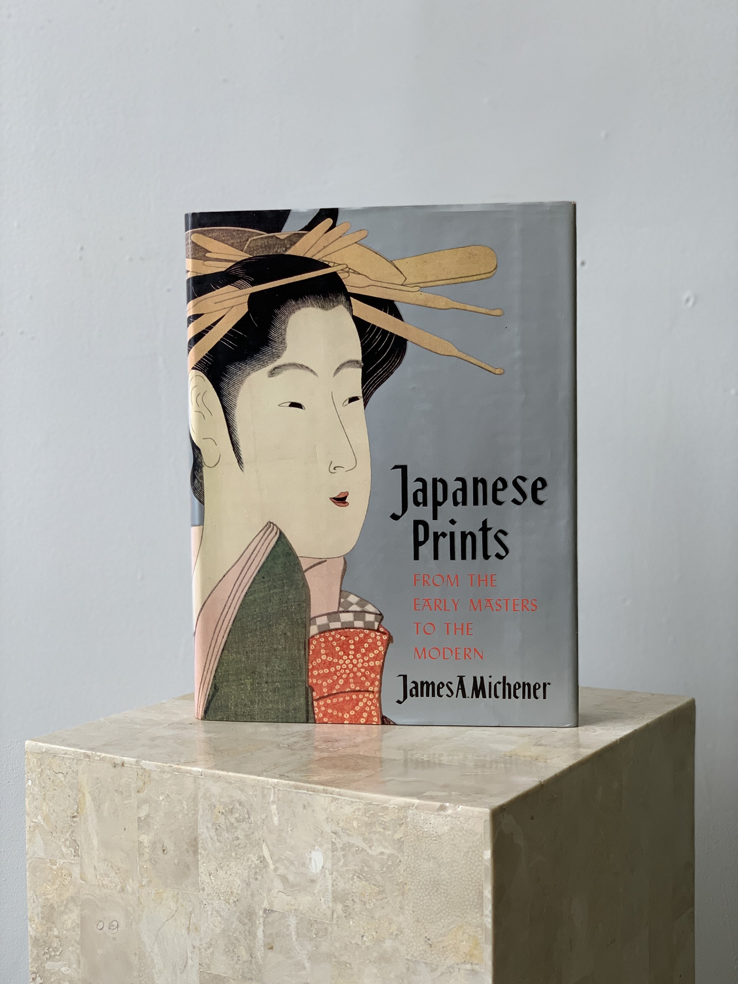 Vintage Japanese Prints Hardcover Book by James A. Michener, Circa 1972
