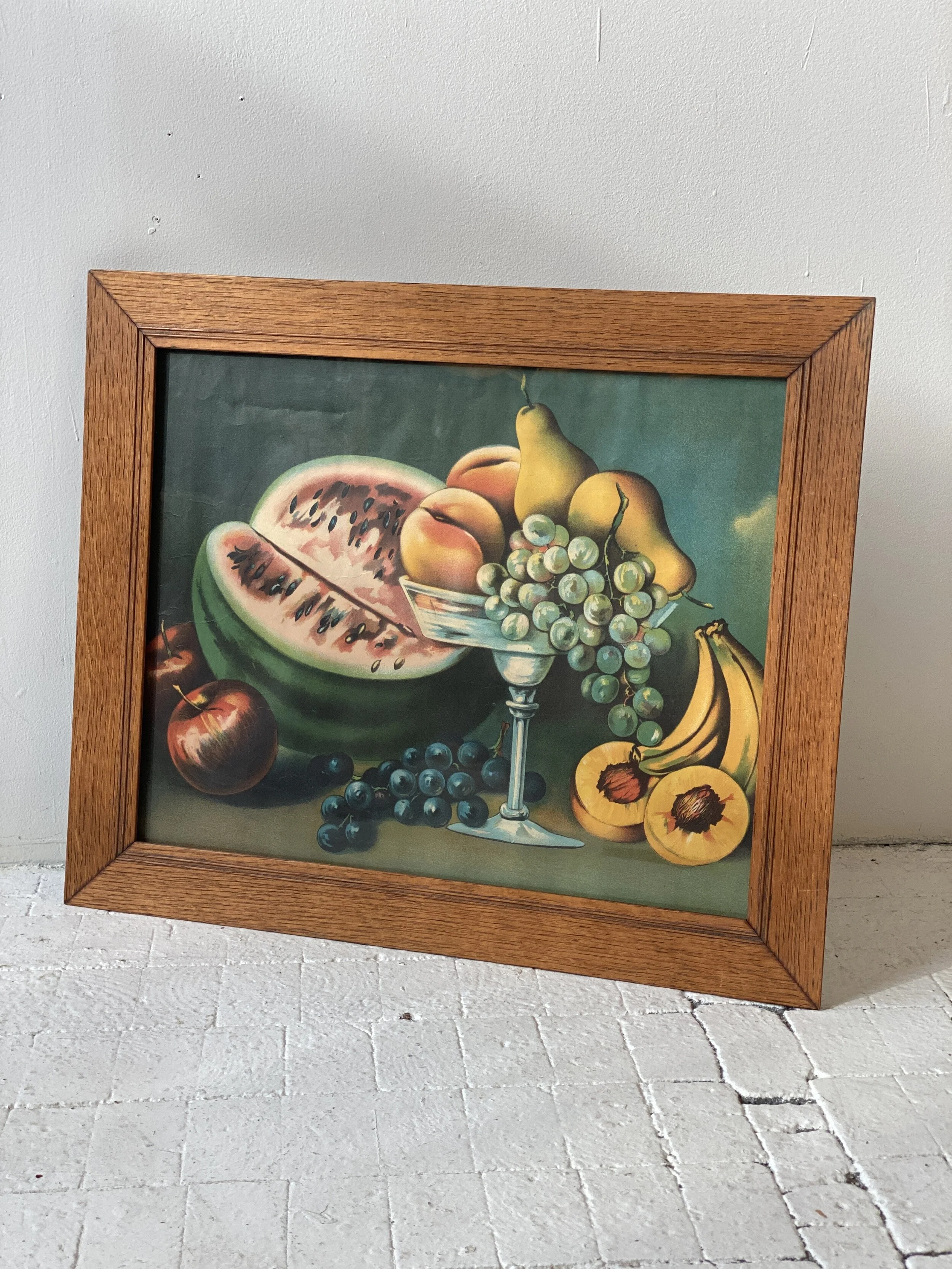 Vintage Fruit Still Life Print, Circa 1940s — portmanteau new york