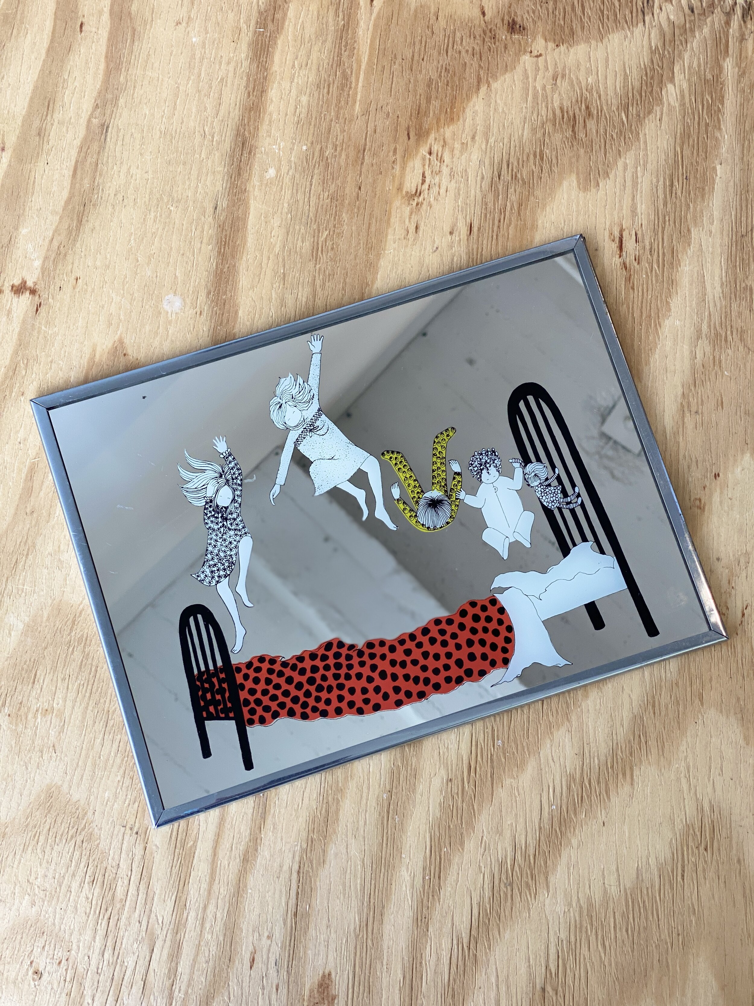 Vintage Brytone Novelty Mirror, Circa 1970s