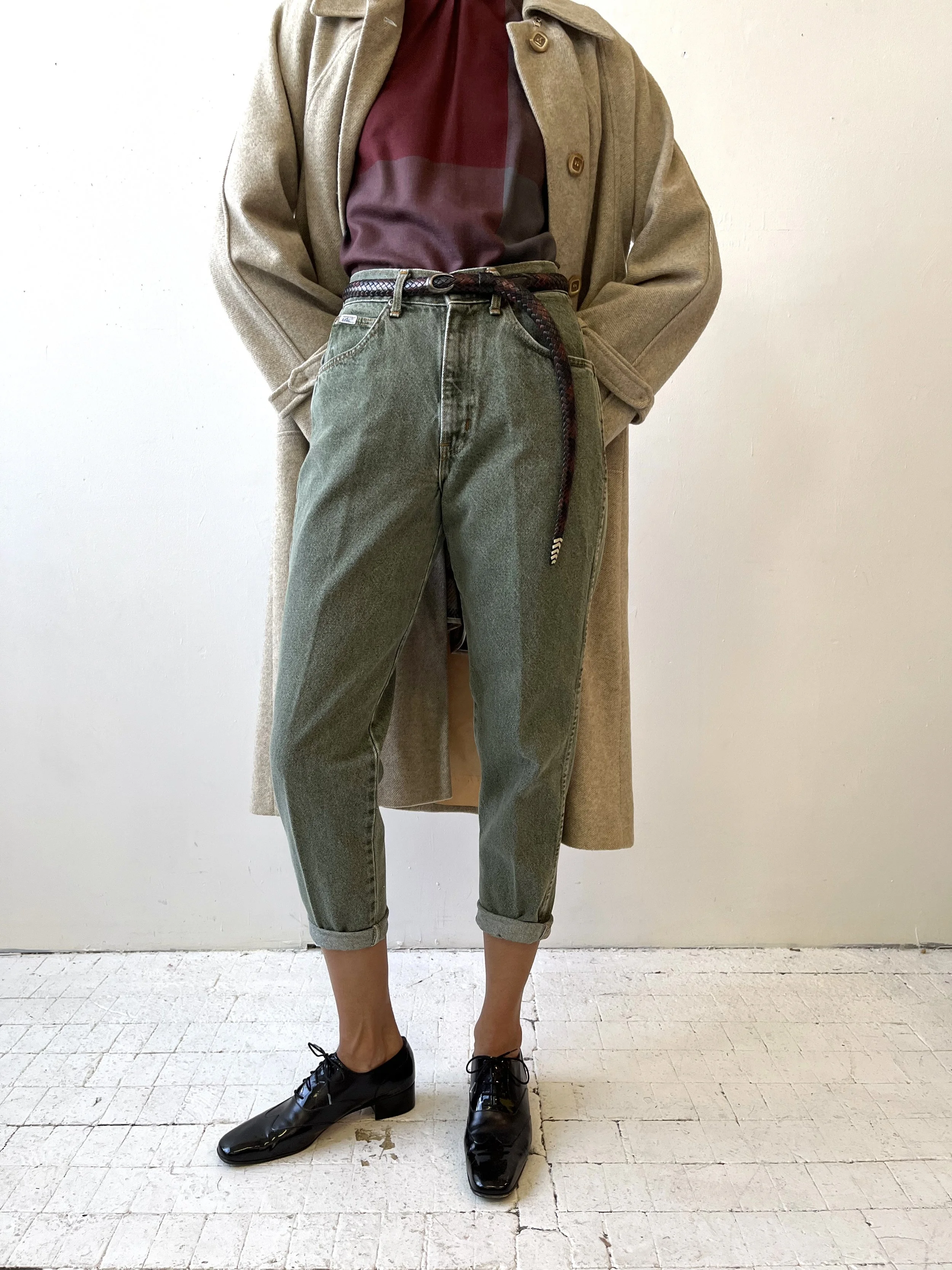 vintage cigarette jeans Vintage Washed Olive Green CHIC Cigarette Jeans, Circa 1980s — portmanteau New york vintage cigarette jeans Vintage Washed Olive Green CHIC Cigarette Jeans, Circa 1980s — portmanteau New york