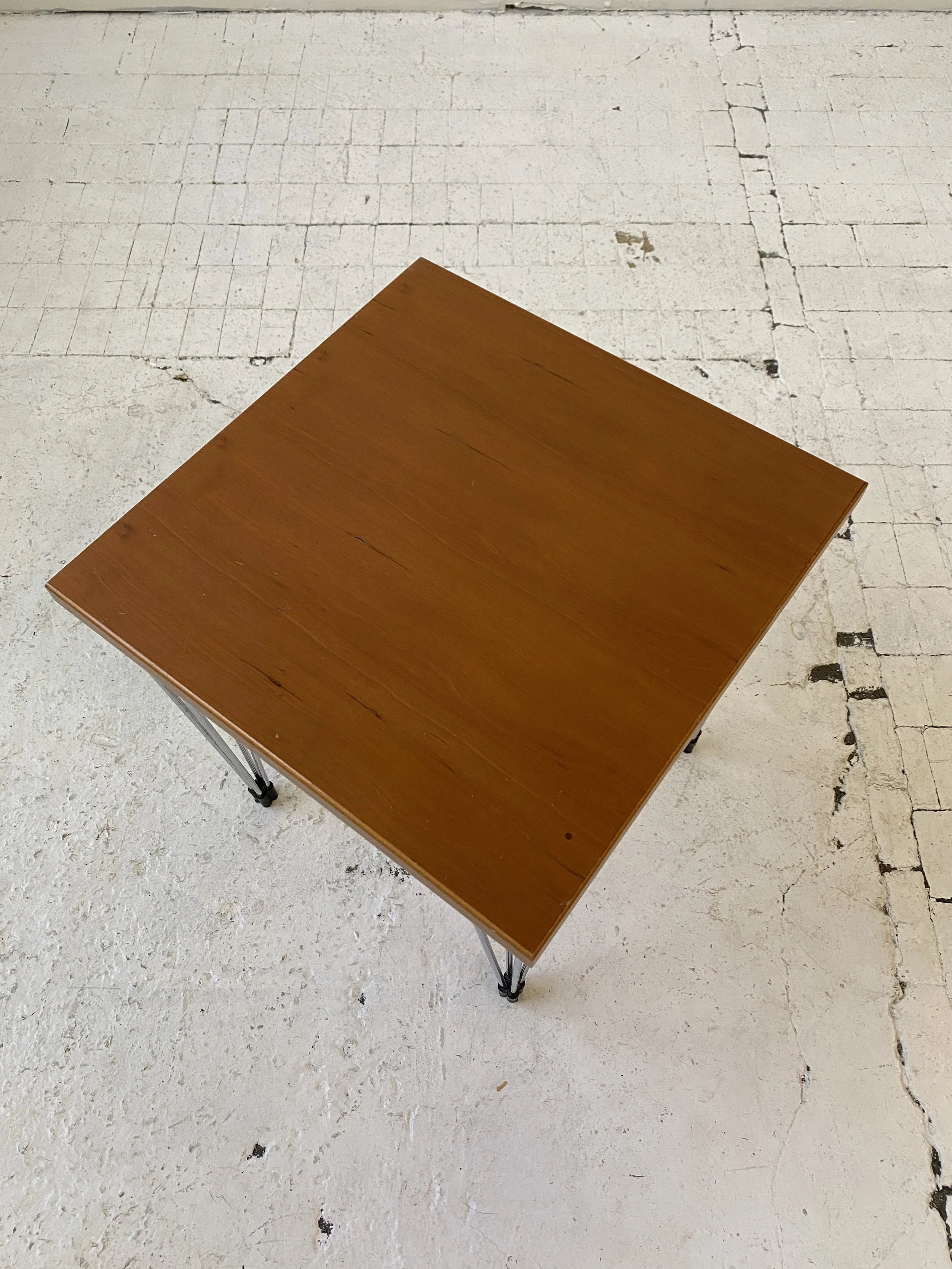 Vintage Birch Modular Side Table Produced by Pin Age +