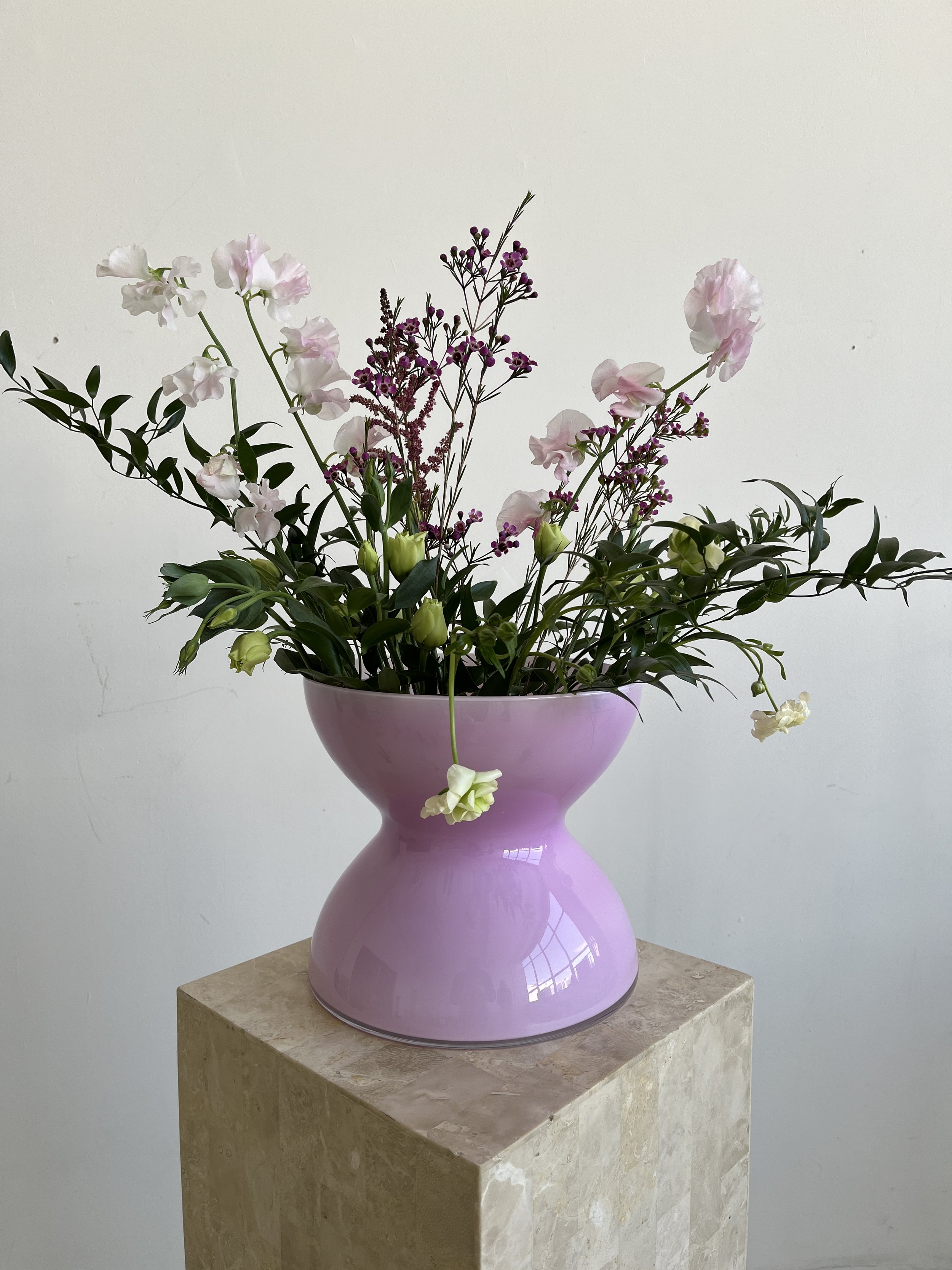 Vintage Ikea Hourglass Vase Designed by Anne Nilsson, Circa Vintage Ikea Hourglass Vase Designed by Anne Nilsson, Circa