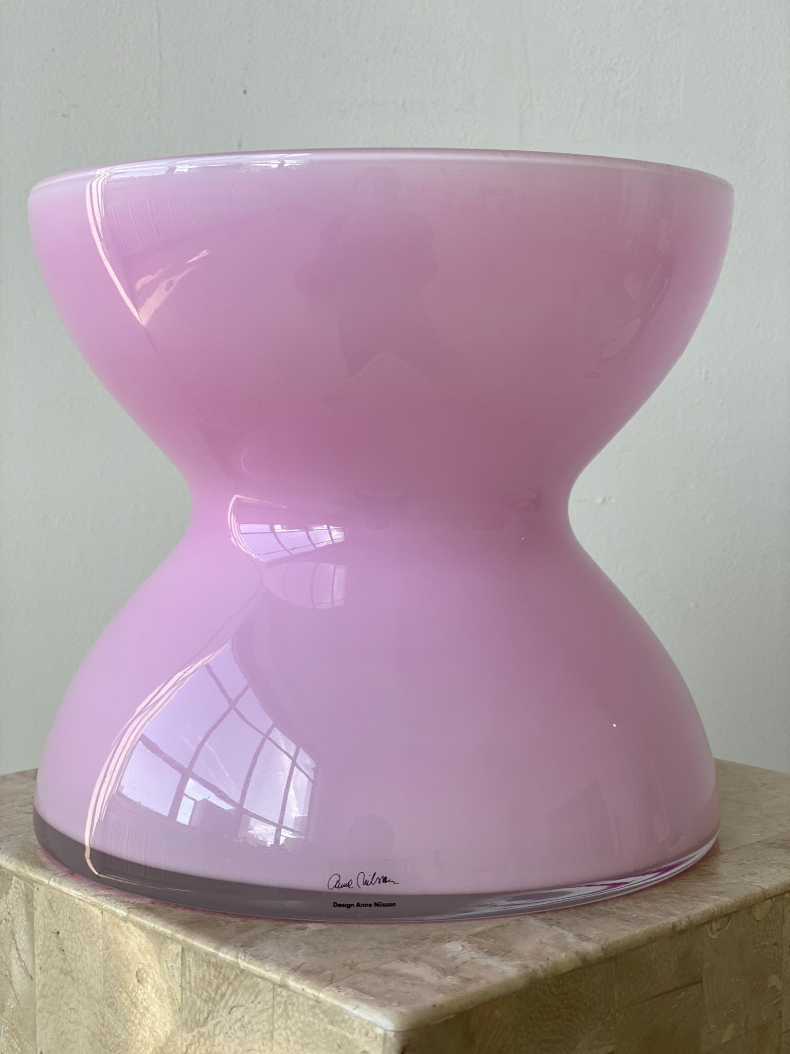 Vintage Ikea Hourglass Vase Designed by Anne Nilsson, Circa Vintage Ikea Hourglass Vase Designed by Anne Nilsson, Circa