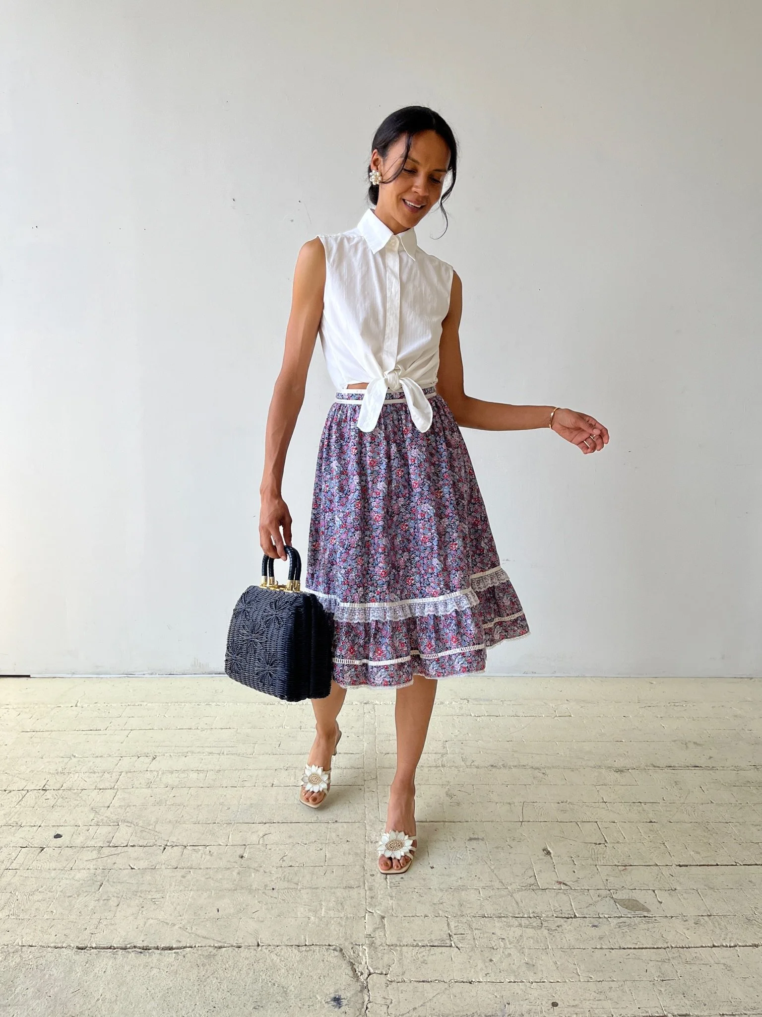 GUNNESAX JESSICA McCLINTOCK ビンテージキッズドレス VINTAGE 1980S GUNNE SAX 5/6 XS JESSICA MCCLINTOCK FORMAL