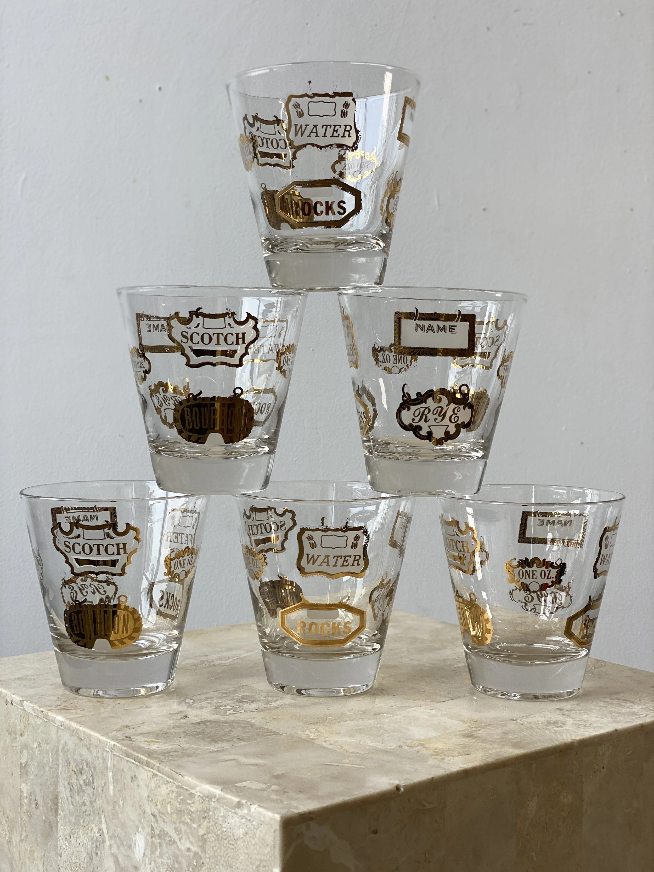 antique english crystal wine glasses ANTIQUE CUT ENGLISH CRYSTAL WINE GLASSES main image 1