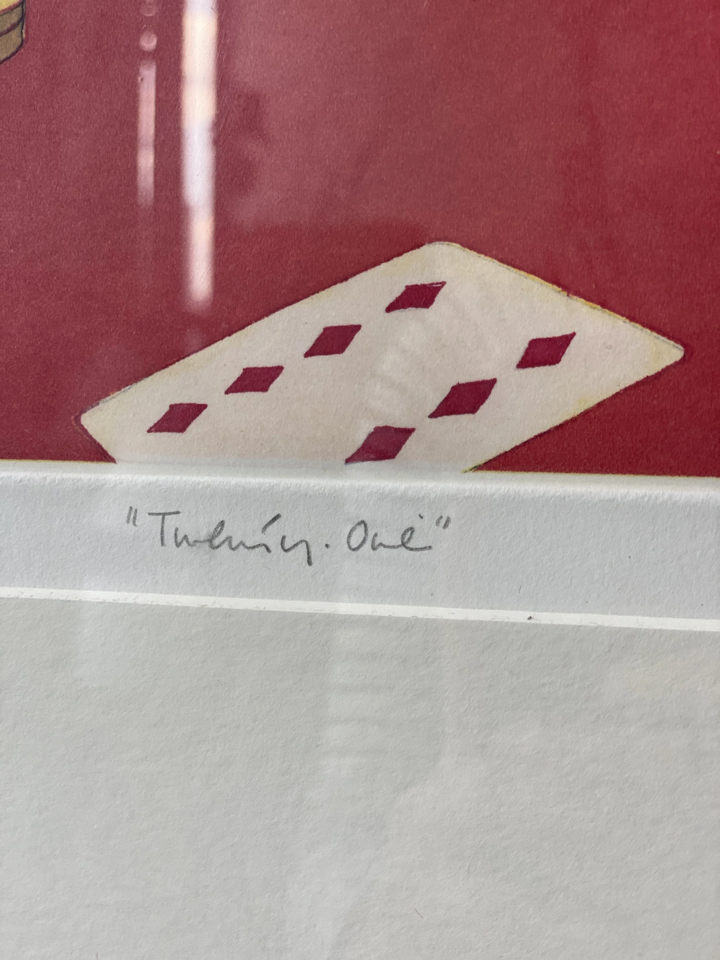 Vintage Signed Aquatint by Andrew Stevovich Titled 
