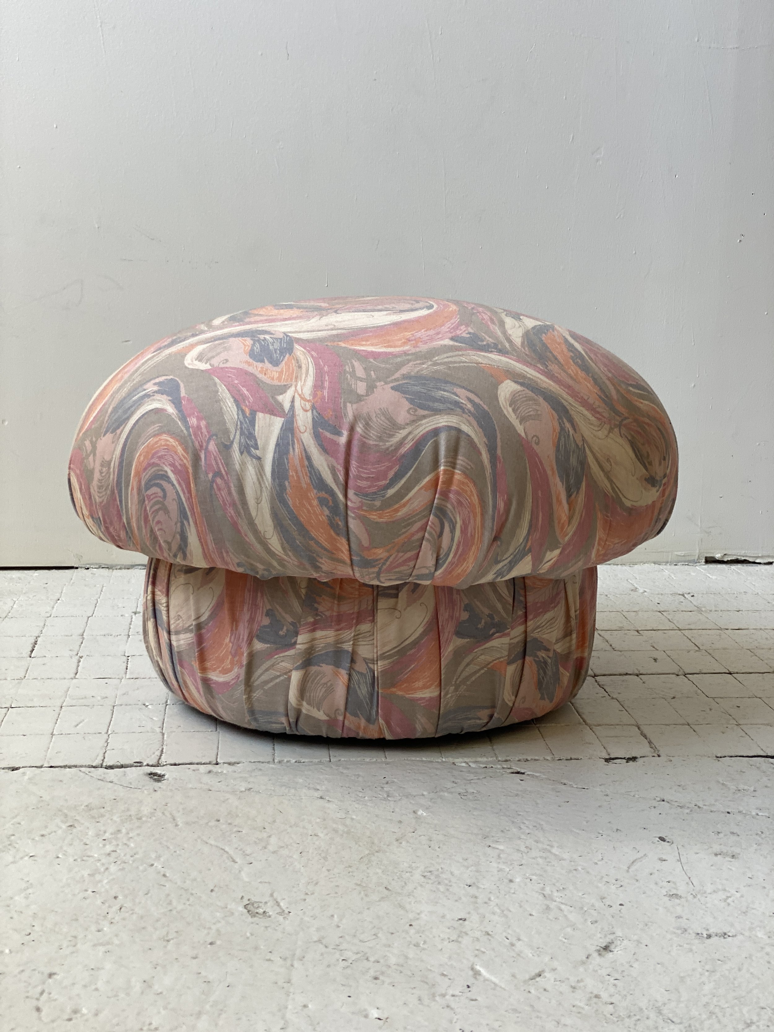 Rare Vintage Mushroom Ottomans by Milo Baughman for Thayer Coggin