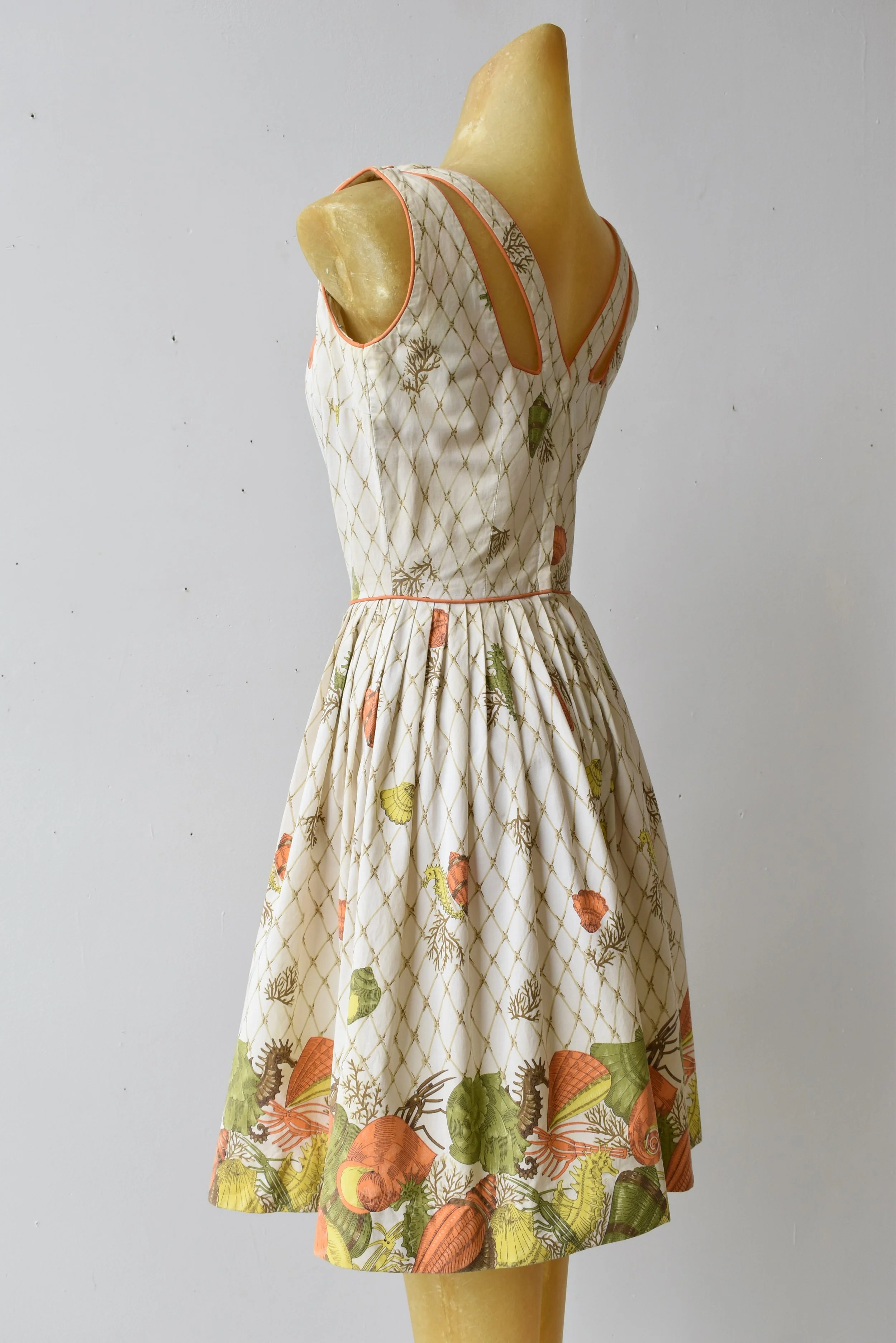 white christmas dresses Nautical Halter Resort Dress – Swartley West main image 0
