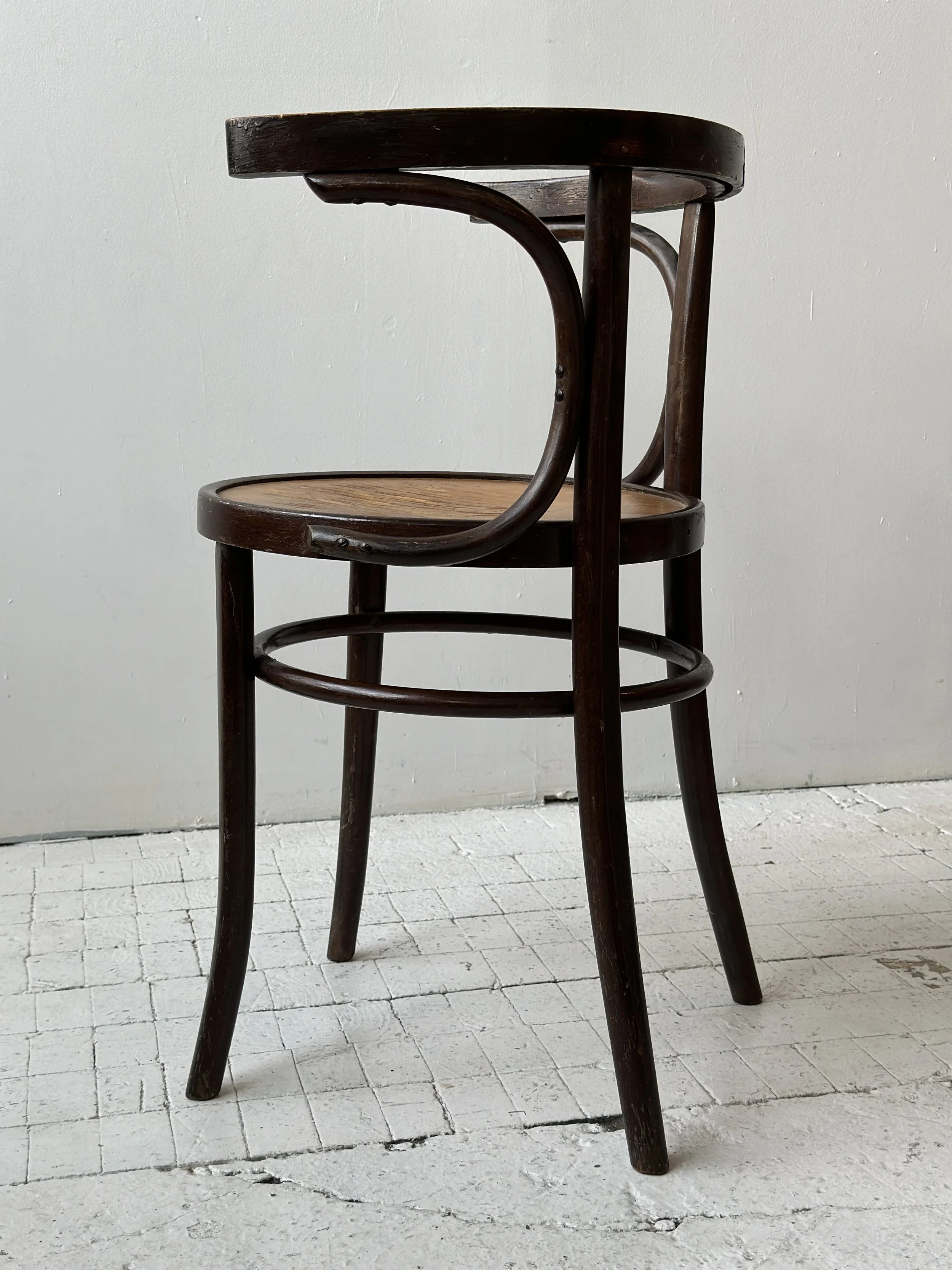 Vintage Thonet Style Model 233 Bentwood Armchair, Produced by