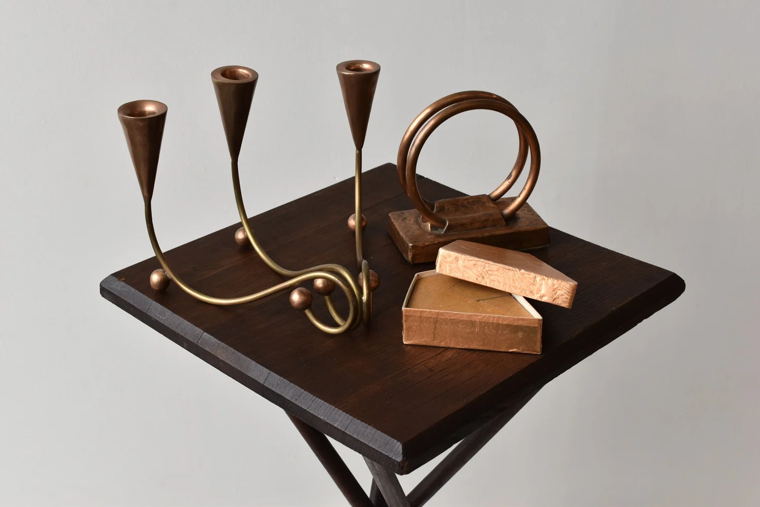 Vintage Candle Holders by Fritz Nagel and Caesar Stoffi for BMF