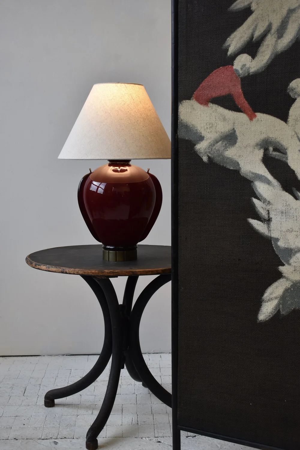 Vintage Birch Modular Coffee / Side Table Attributed to Fritz
