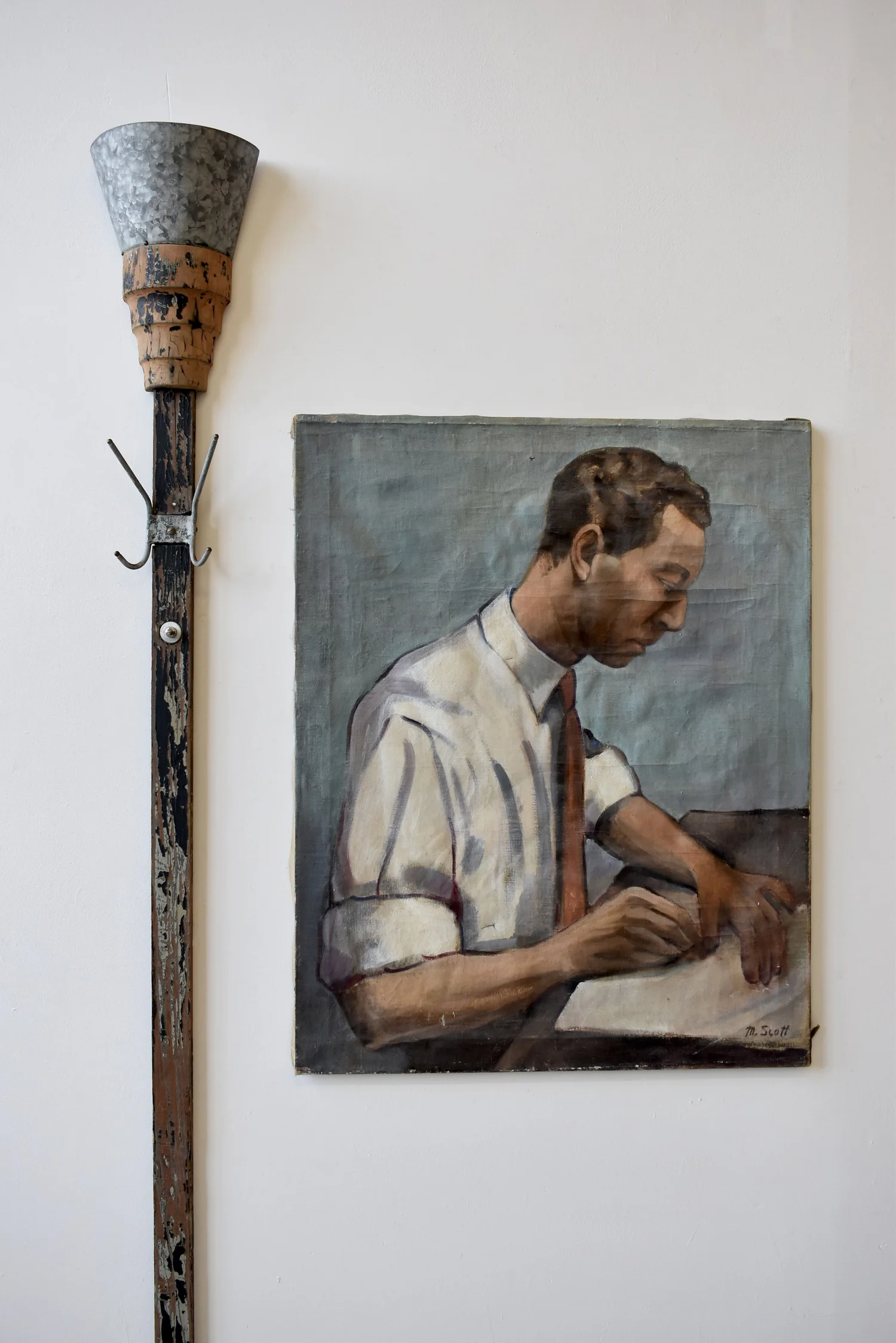 ムルロー・パリ『イブ・ブライエ　VILLE DE NICE』リトグラフ0422M Vintage French Street Scene Framed Painting Signed Leroi