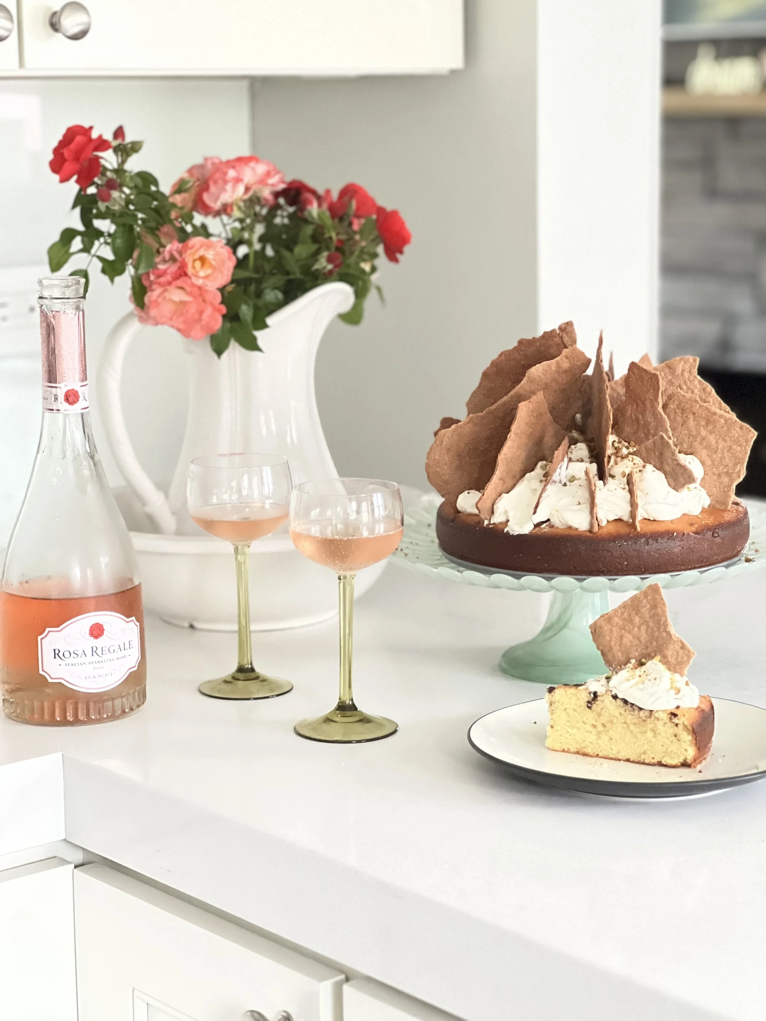 Italian Cannoli Cream Cake