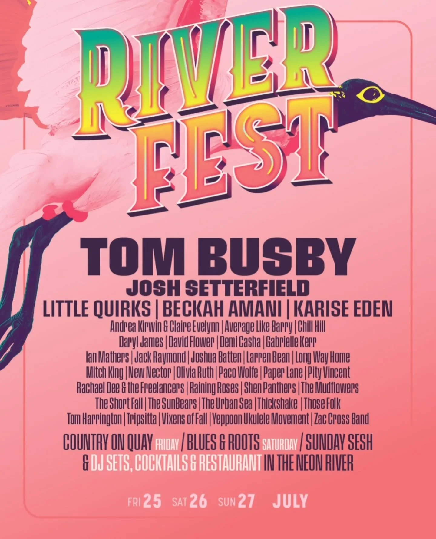 Only a few weeks until @rockhamptonriverfestival ✨️