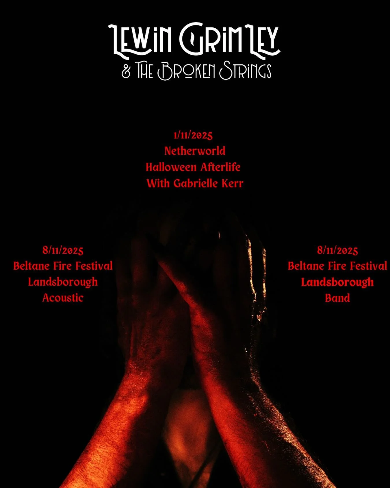 Cannot wait to keep the spooky season alive until Nov 1st with @thebrokenstrings_ 
🦇🦇🦇
See you there, or see you in your nightmares