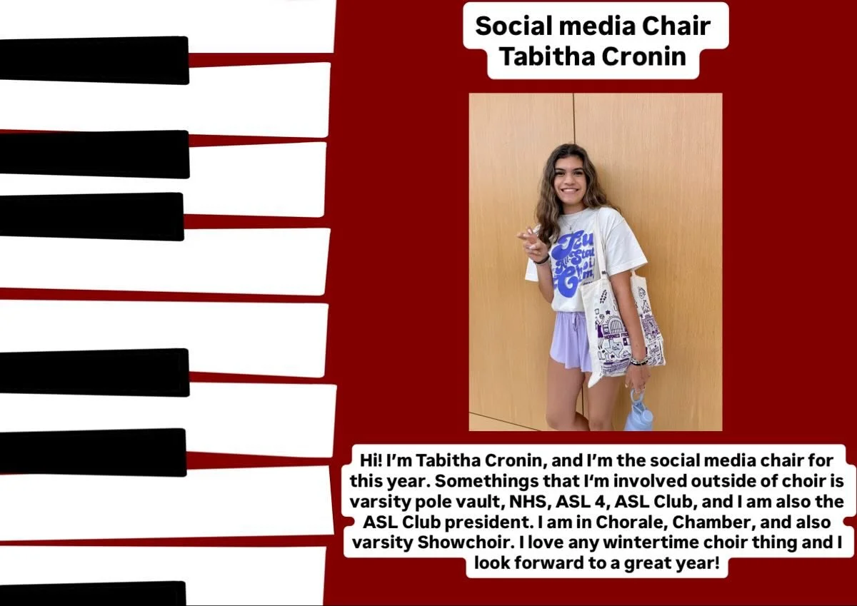 Say hiya to Tabitha Cronin! This year&rsquo;s social media Chair!❤️🖤