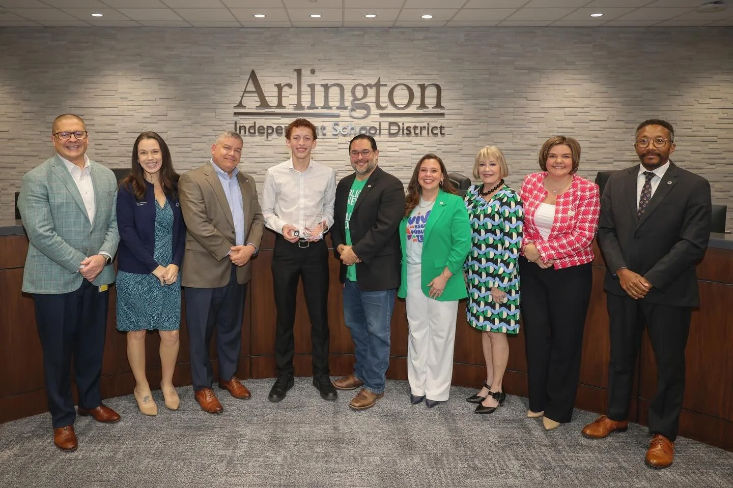 Congratulations, Xavier N. for being the AISD Student of the Month!!