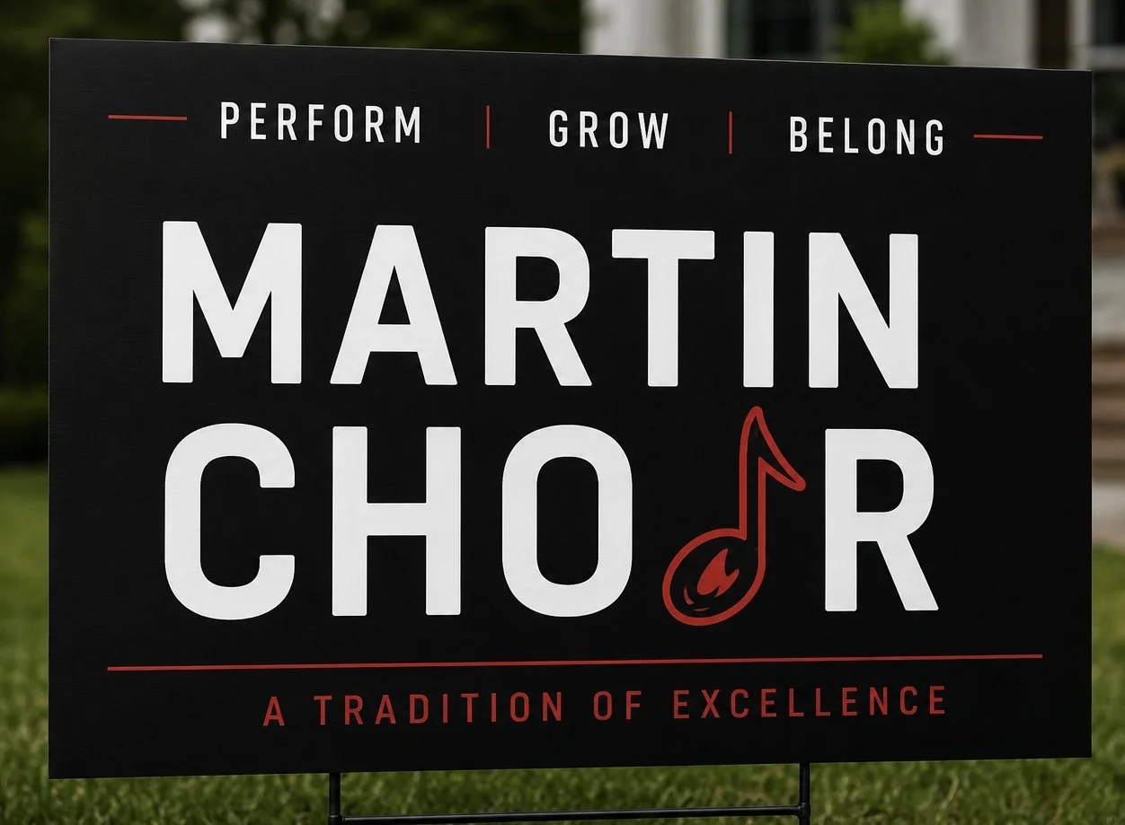 Choir Yard Sign