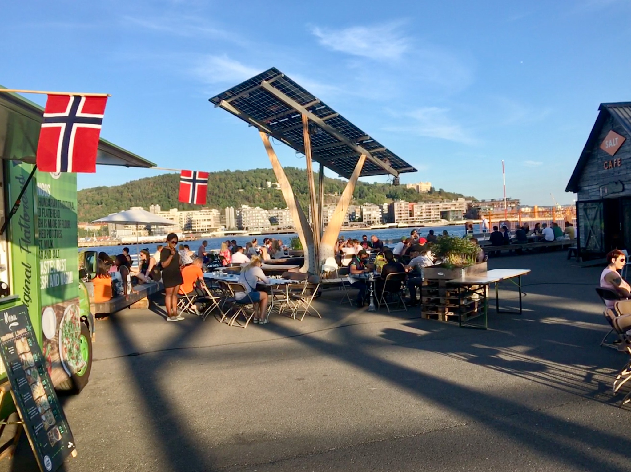 Norwegians enjoying the (late) summer sun