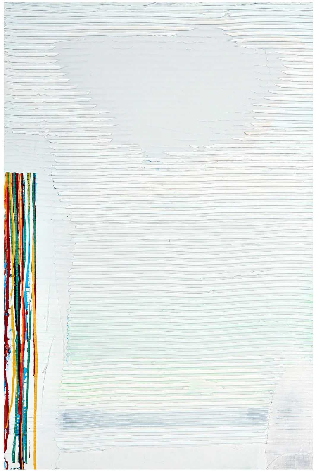 Cloud , 2018, 24”x36”, mixed-media, plaster, bone meal, acrylic, aerosol on cotton (unavailable)