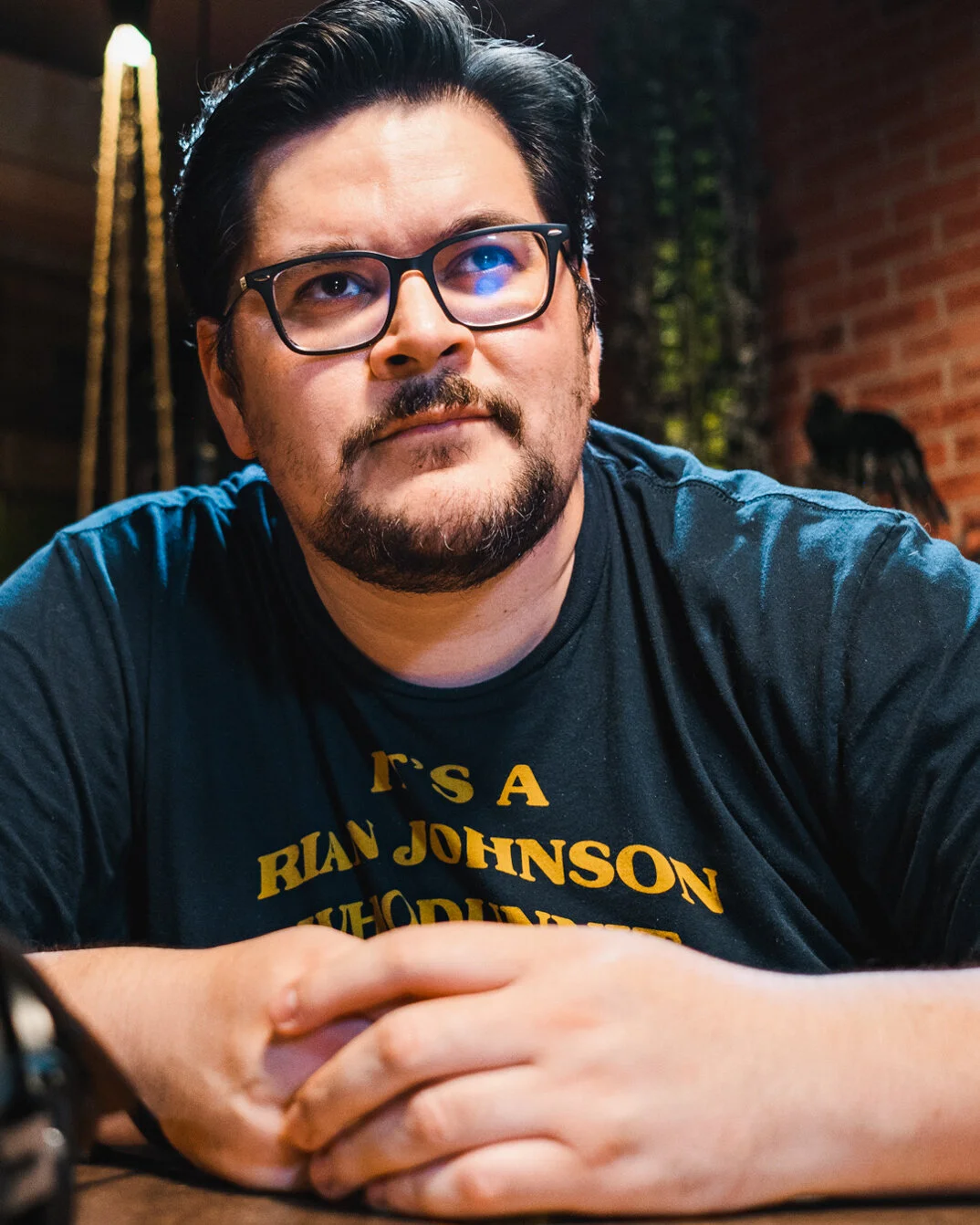 Adam on a production set.