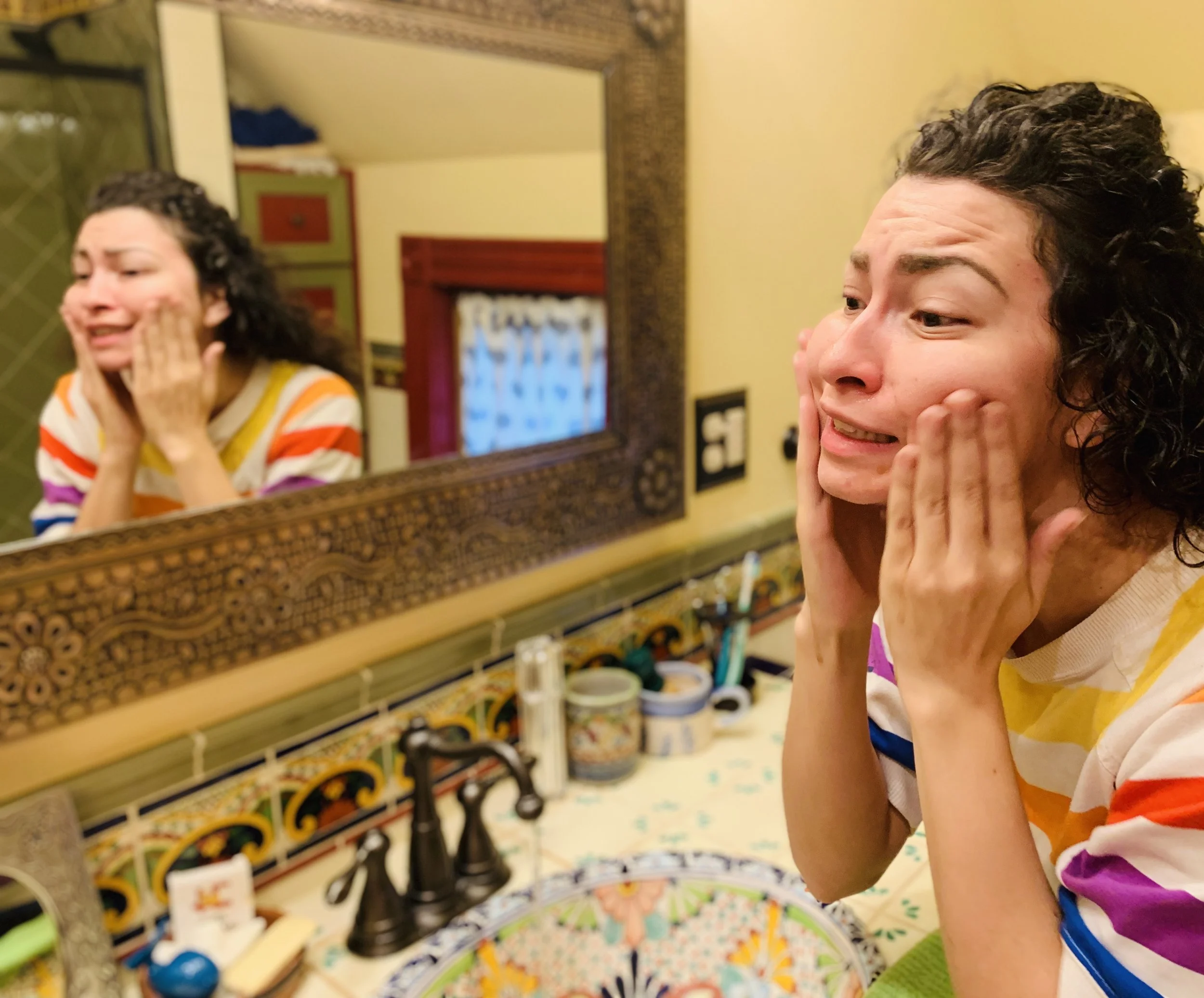 Clearly I’m ready for one of those face washing commercials