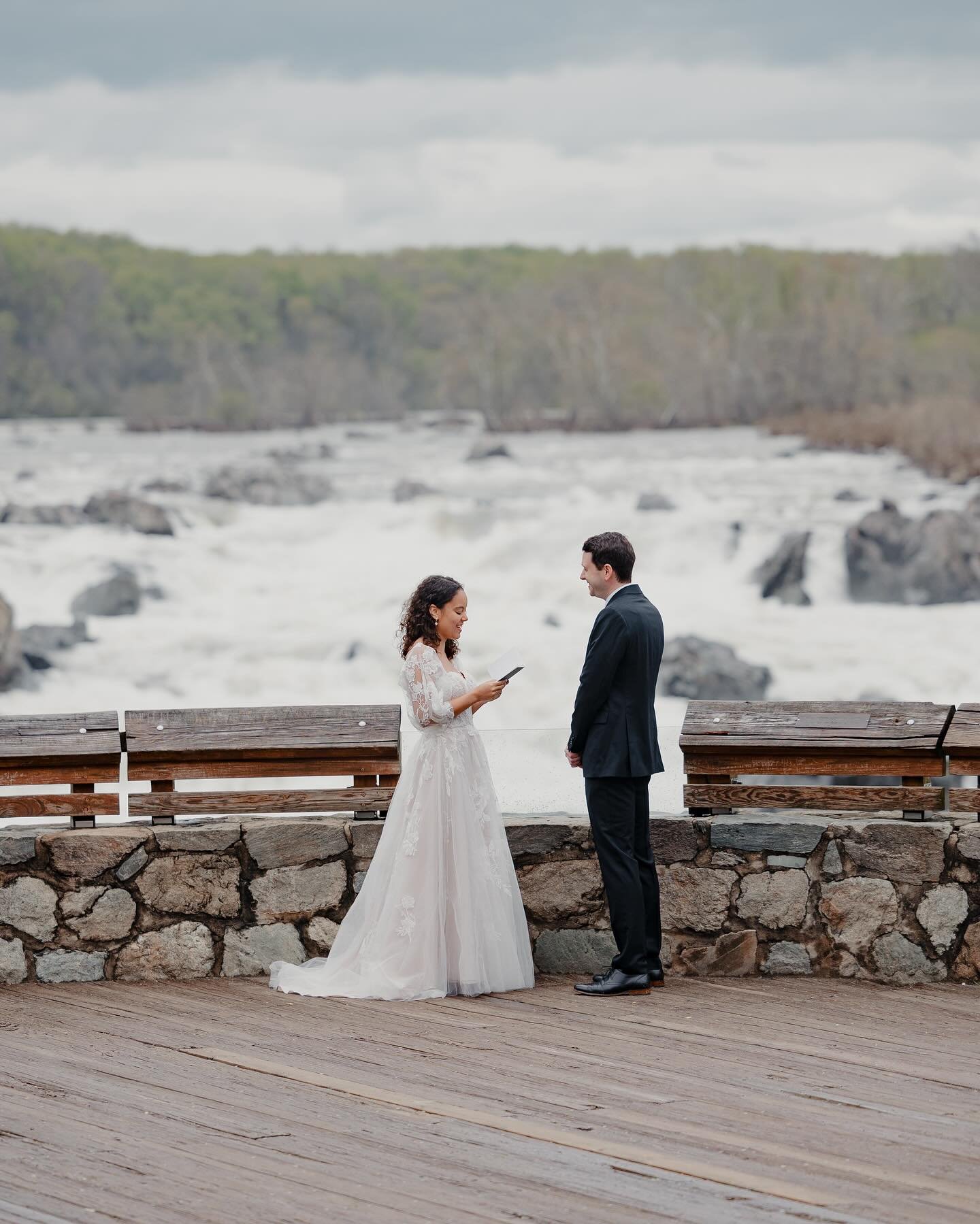 I had the honor of capturing the magic of love amidst the breathtaking scenery of Great Falls Park, witnessing this beautiful couple exchange their vows was a privilege beyond words. 🤎📸

As we commemorate Earth Day today, I&rsquo;m reminded of the 