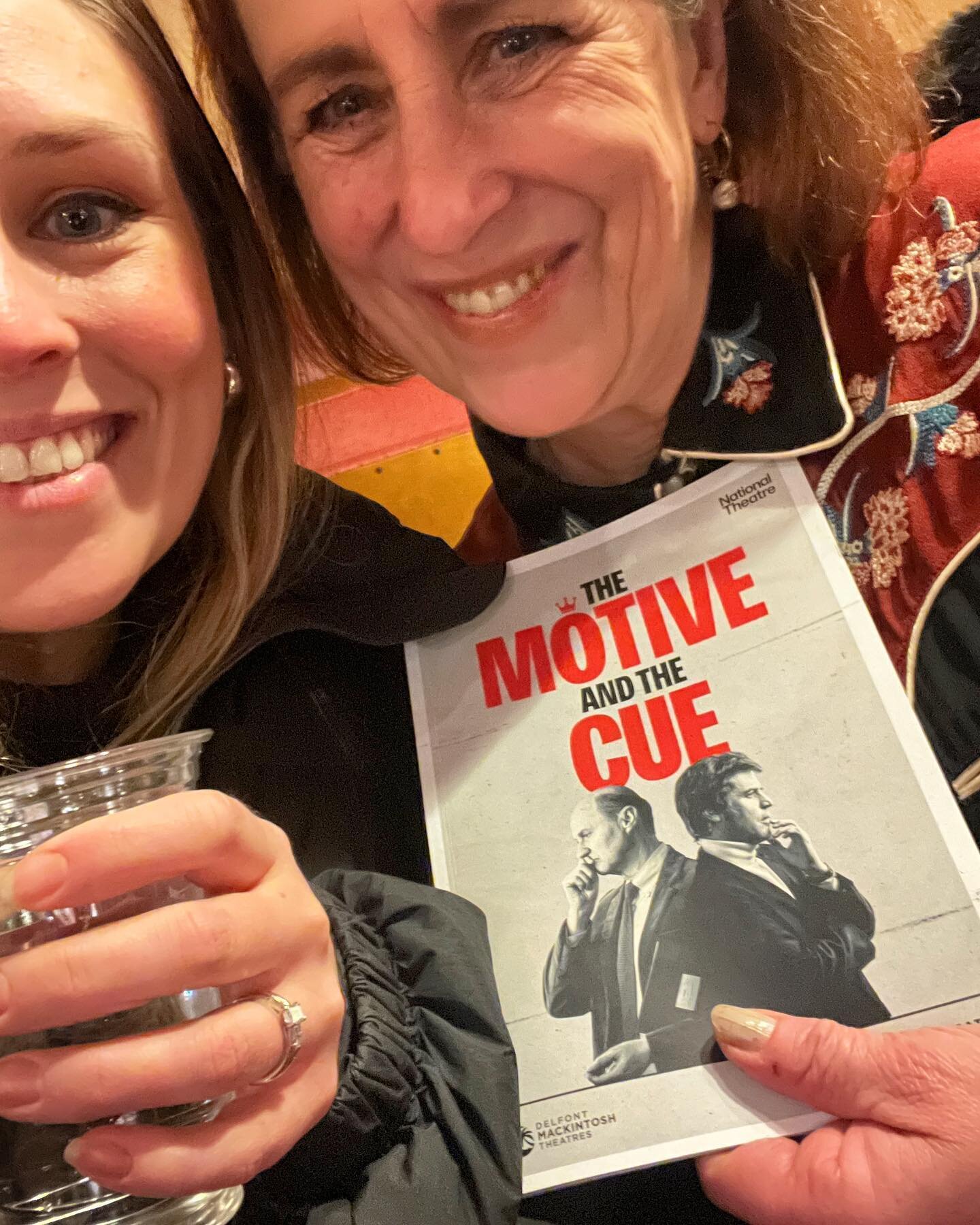 Out with my gal @caitlinwclements at the most wonderful, thoughtful, funny and moving piece of theatre @motiveandthecue