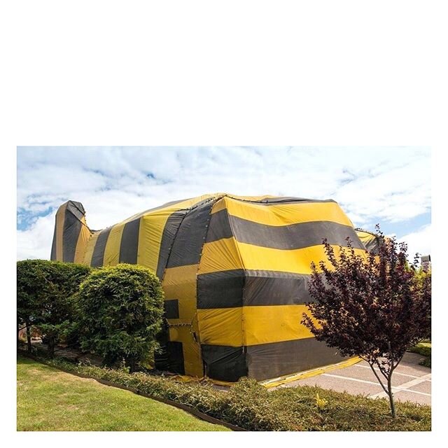 TODAY: &ldquo;Things I never thought existed: Fumigation Tents&ldquo;
I just recently found out they existed, and I think they are just hilarious. They could be artworks by Christo @christojeanneclaude . Well, they are not, but I think they prove the