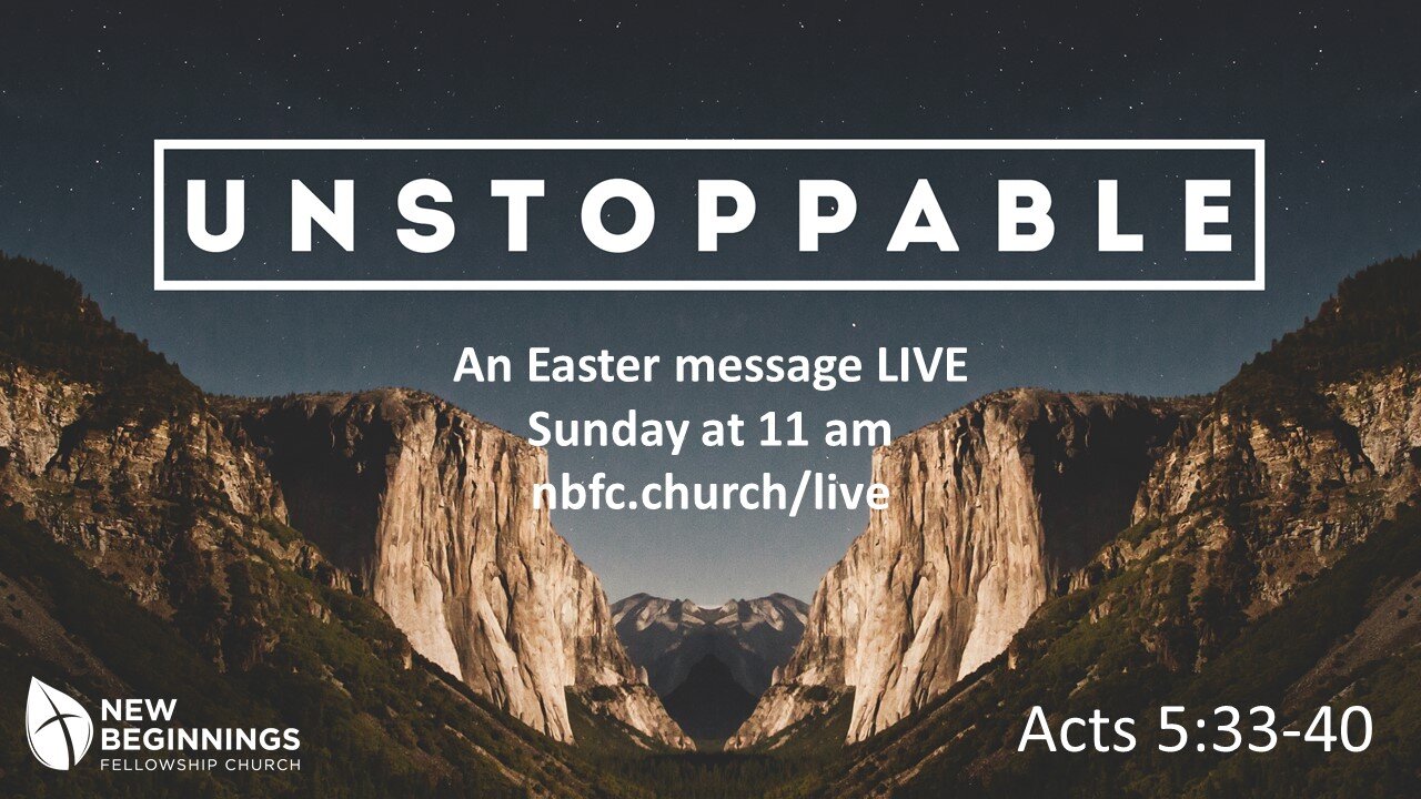 Unstoppable - Easter 2020 episode artwork