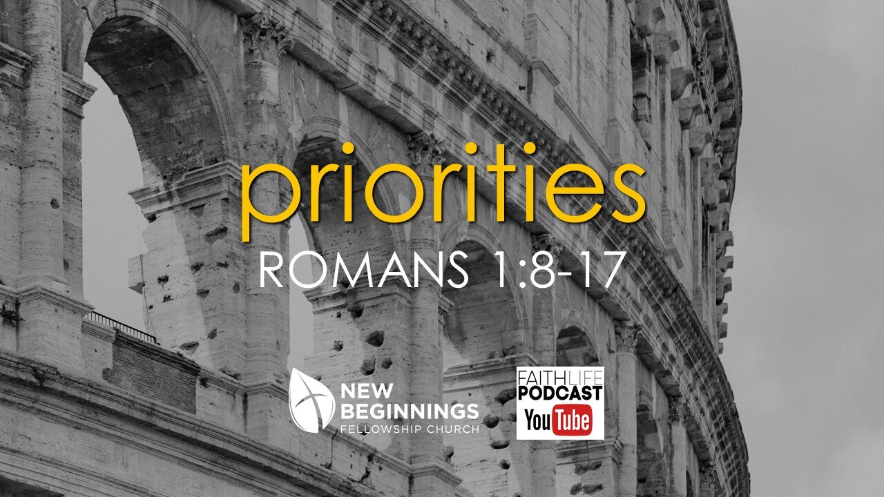 Priorities - Living by Faith (2) episode artwork