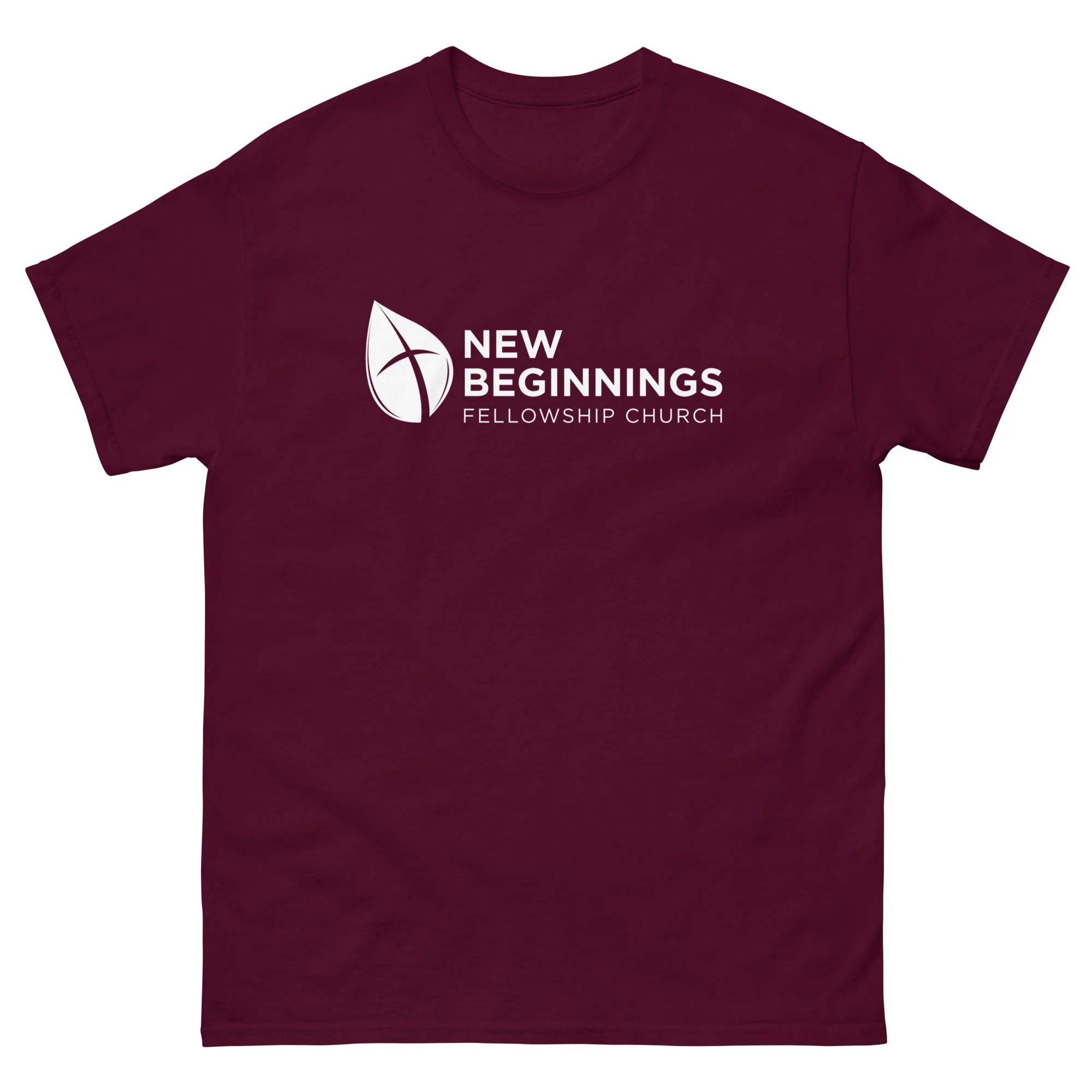 unisex-classic-tee-maroon-front-6a28222895c70.jpg