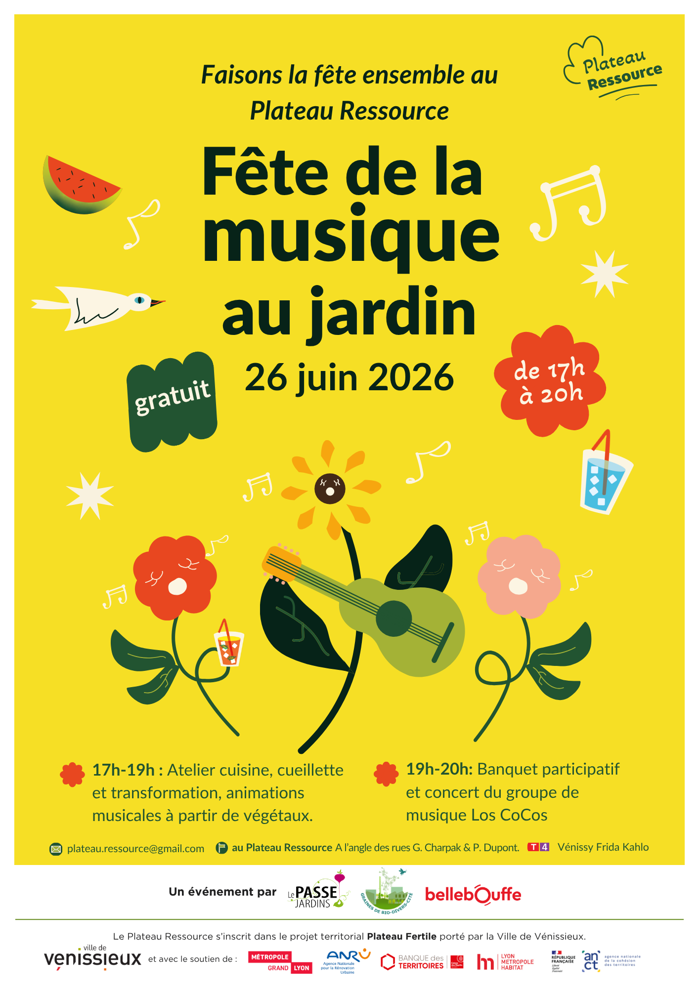 Fête de la musique au jardin