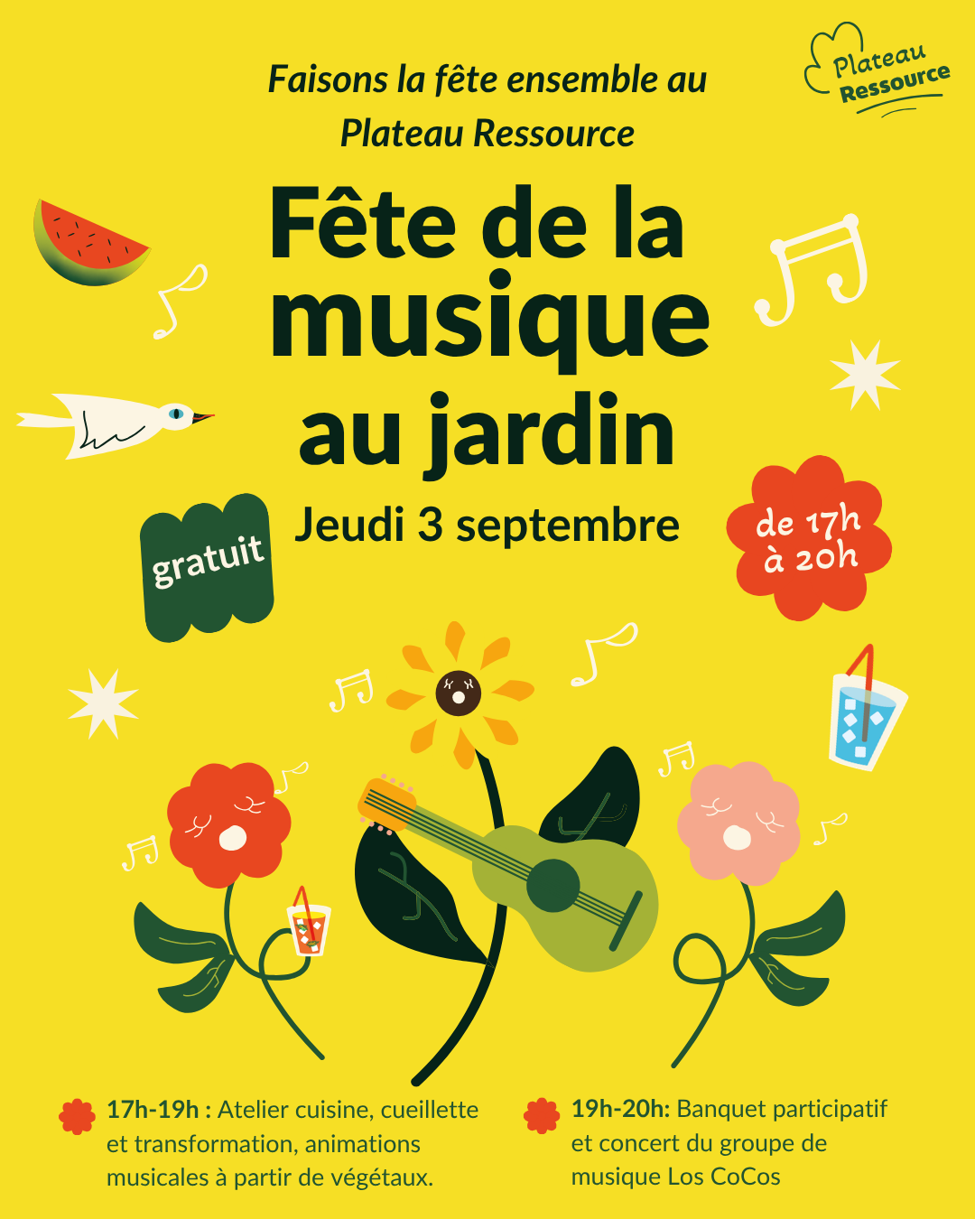Fête de la musique au jardin