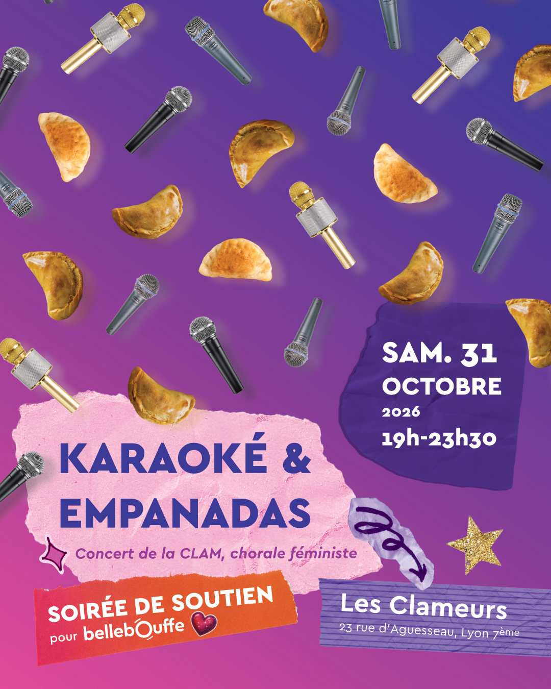 Soirée de soutien à Bellebouffe